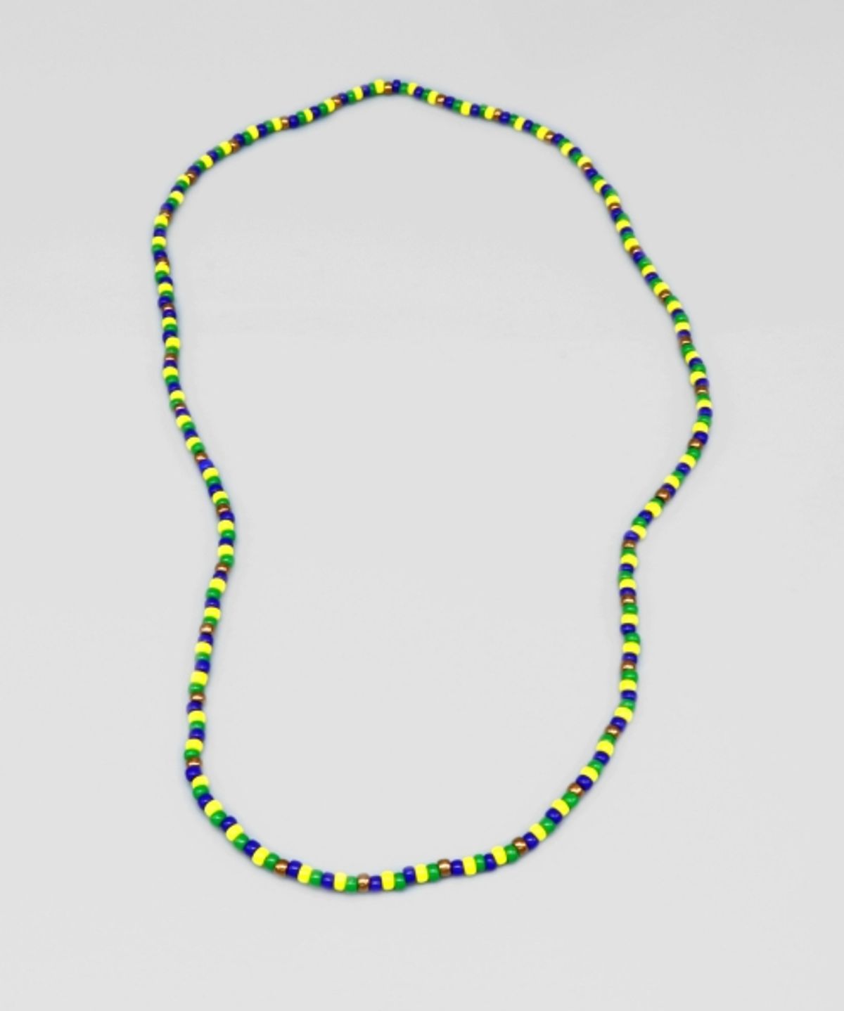 봉보(BONBEAU) Bronze beads mix color layered Necklace 브론즈 비즈 믹스 레이어드 목걸이 5color