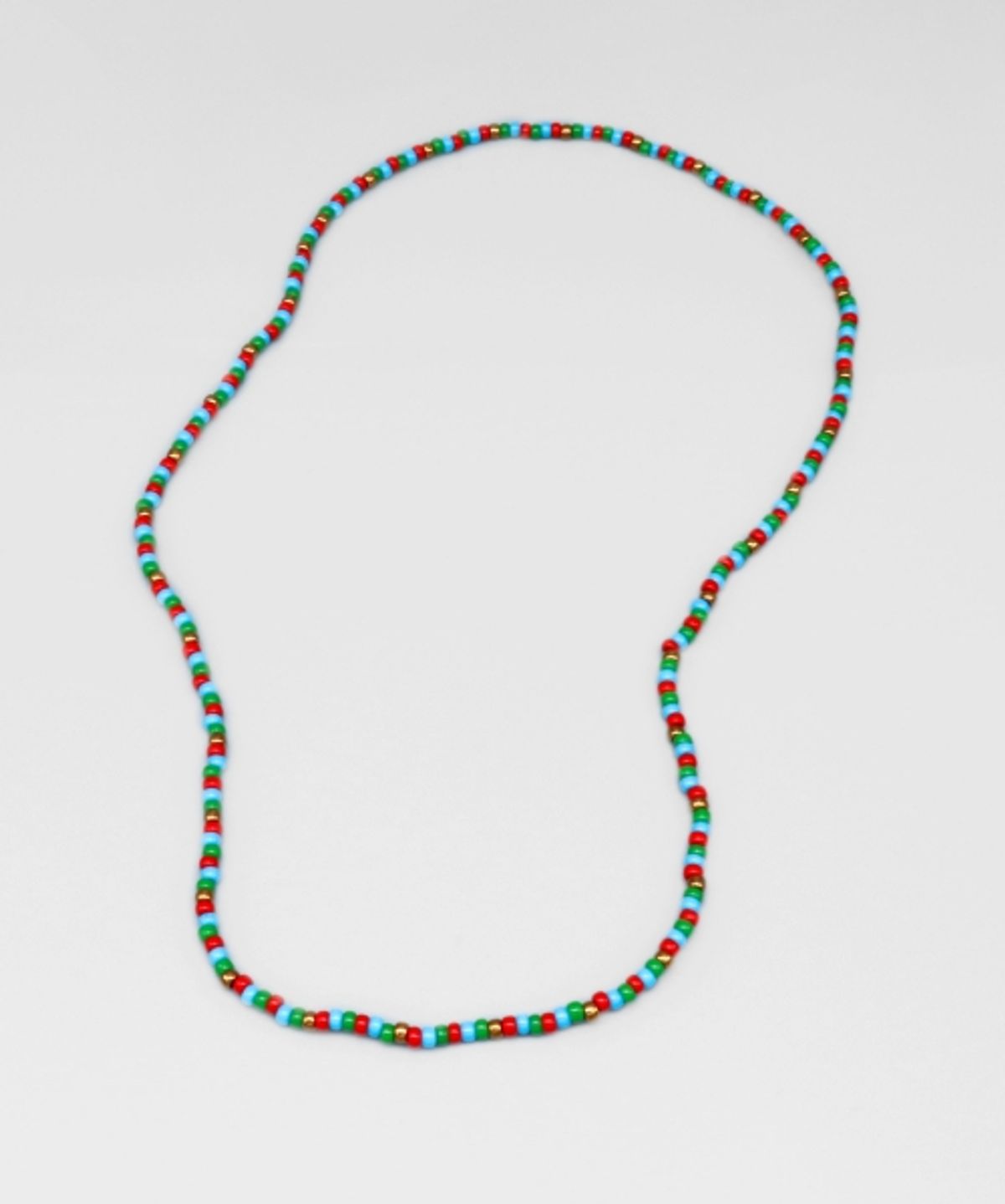 봉보(BONBEAU) Bronze beads mix color layered Necklace 브론즈 비즈 믹스 레이어드 목걸이 5color