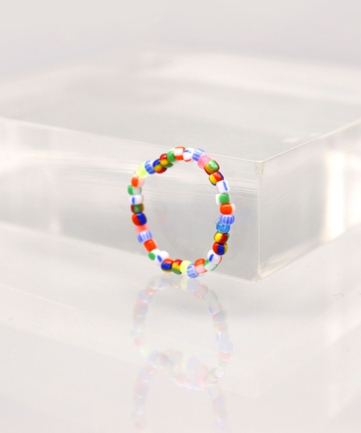 봉보(BONBEAU) Multi beads mix layered Ring set 멀티 비즈 믹스 레이어드링 세트 (2종)