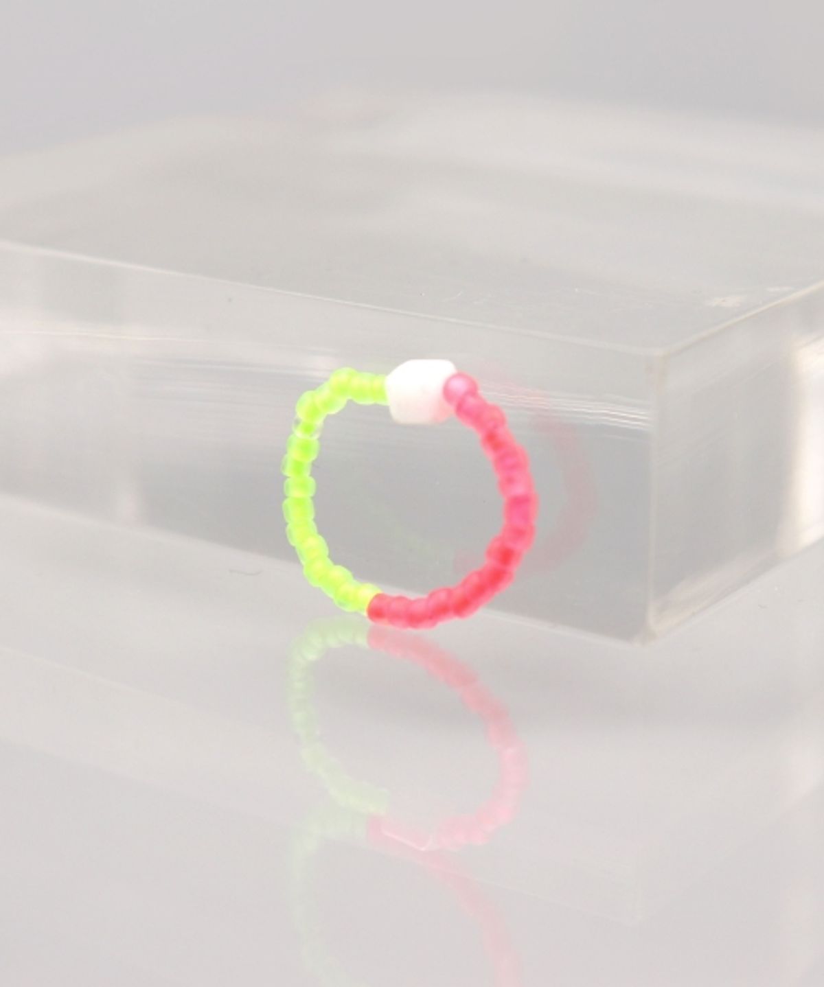 봉보(BONBEAU) Multi beads mix layered Ring set 멀티 비즈 믹스 레이어드링 세트 (2종)