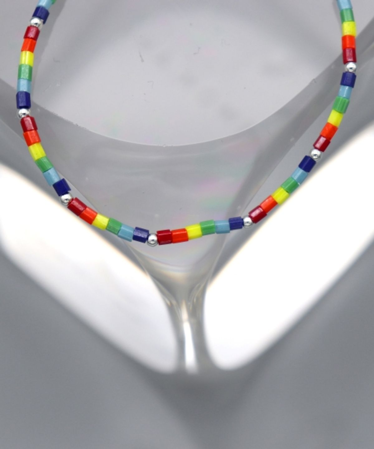 봉보(BONBEAU) Rainbow delica beads Bracelet 레인보우 컬러 델리카비즈 레이어드 팔찌