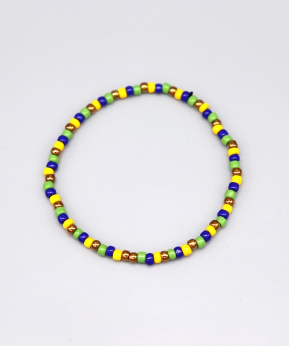 봉보(BONBEAU) Bronze beads mix color layered Bracelet 브론즈 비즈 믹스 레이어드 팔찌 5color