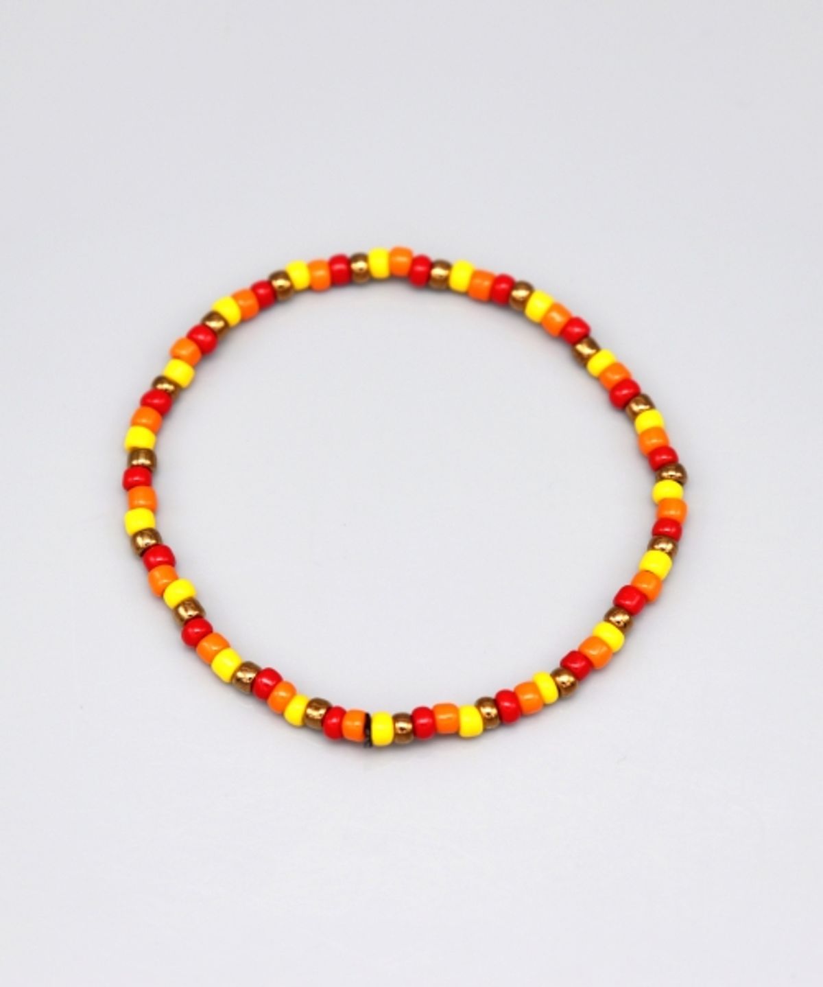 봉보(BONBEAU) Bronze beads mix color layered Bracelet 브론즈 비즈 믹스 레이어드 팔찌 5color