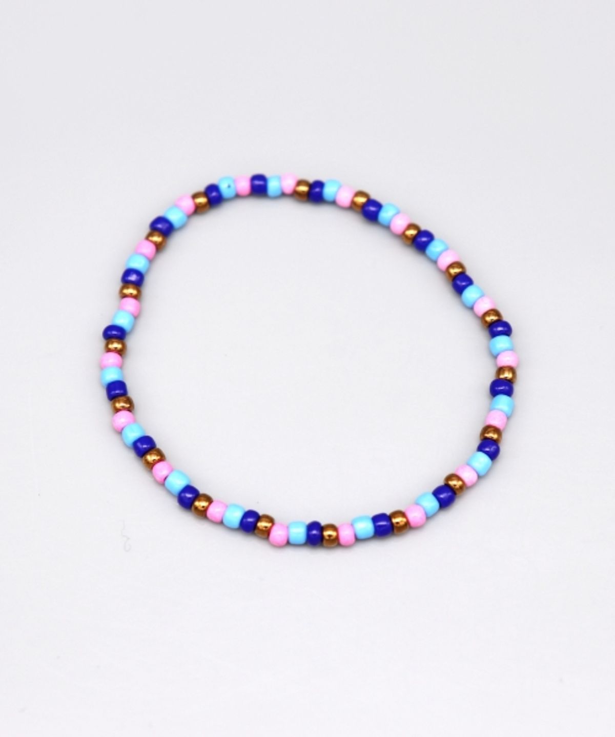 봉보(BONBEAU) Bronze beads mix color layered Bracelet 브론즈 비즈 믹스 레이어드 팔찌 5color