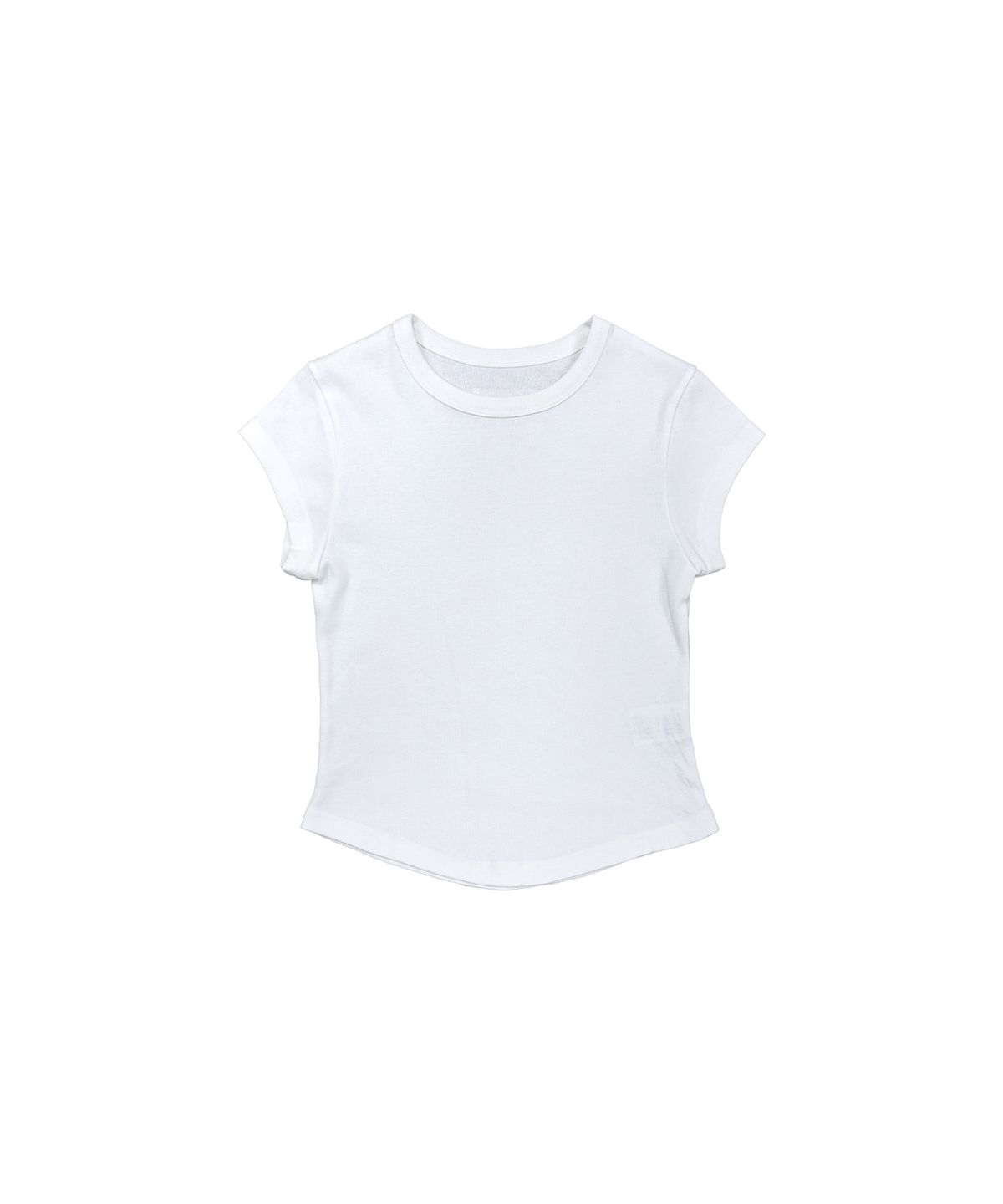 큐리티(CURETTY) C 90S LINE BASIC T-SHIRT_WHITE