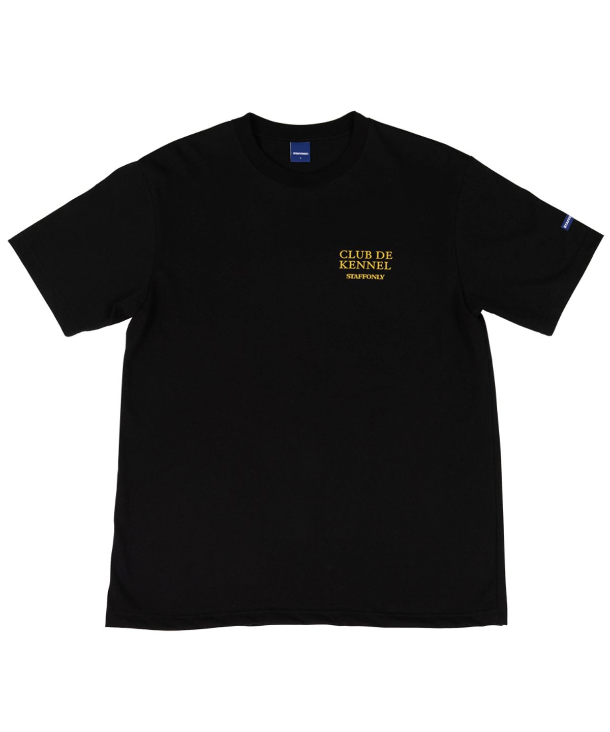 스텝온리(STAFFONLY) CLUB DE KENNEL TEE (BLACK)