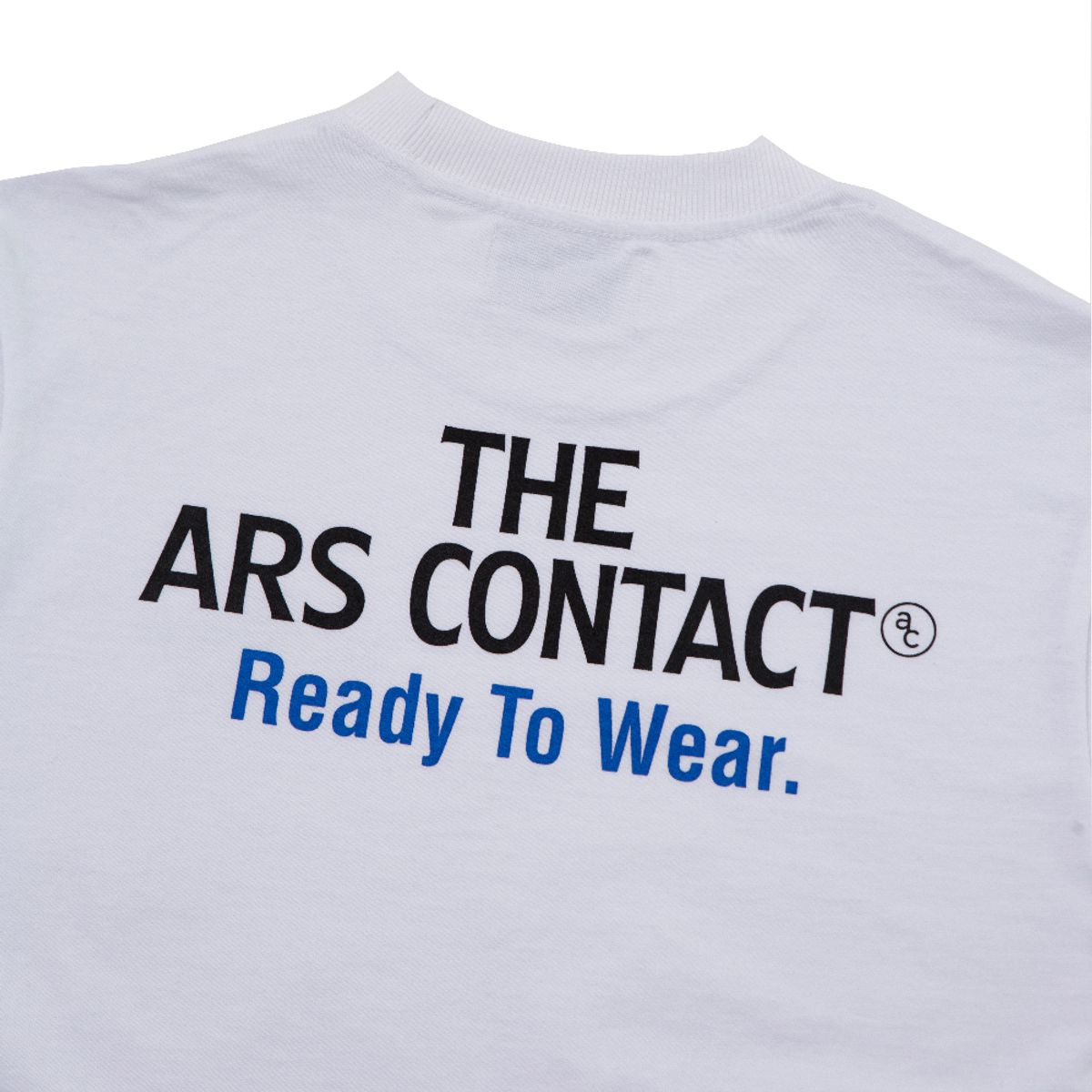 아르스 콘택트(ARSCONTACT) AC SIGNATURE TEE .WHITE