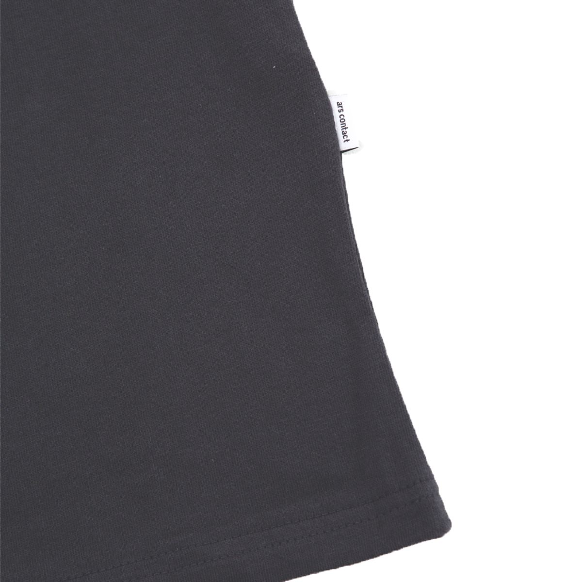 아르스 콘택트(ARSCONTACT) AC SIGNATURE TEE .DARK GRAY