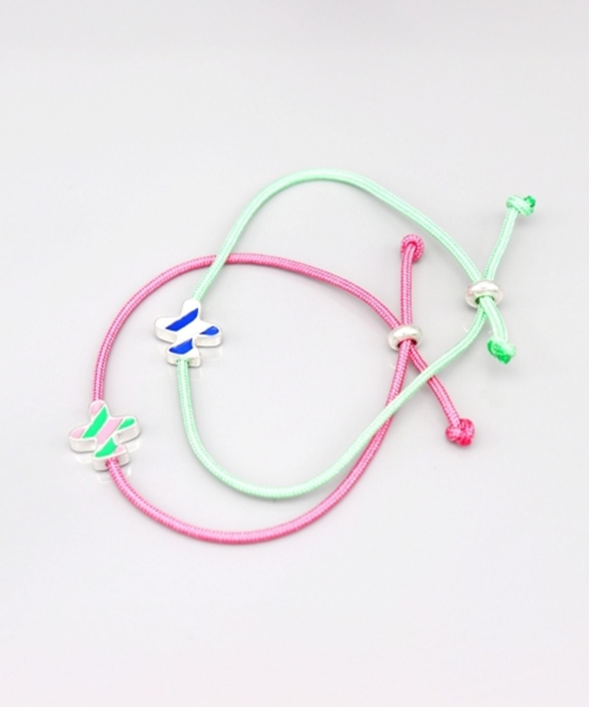 봉보(BONBEAU) Color airplane knot Bracelet 컬러 비행기 매듭 실팔찌