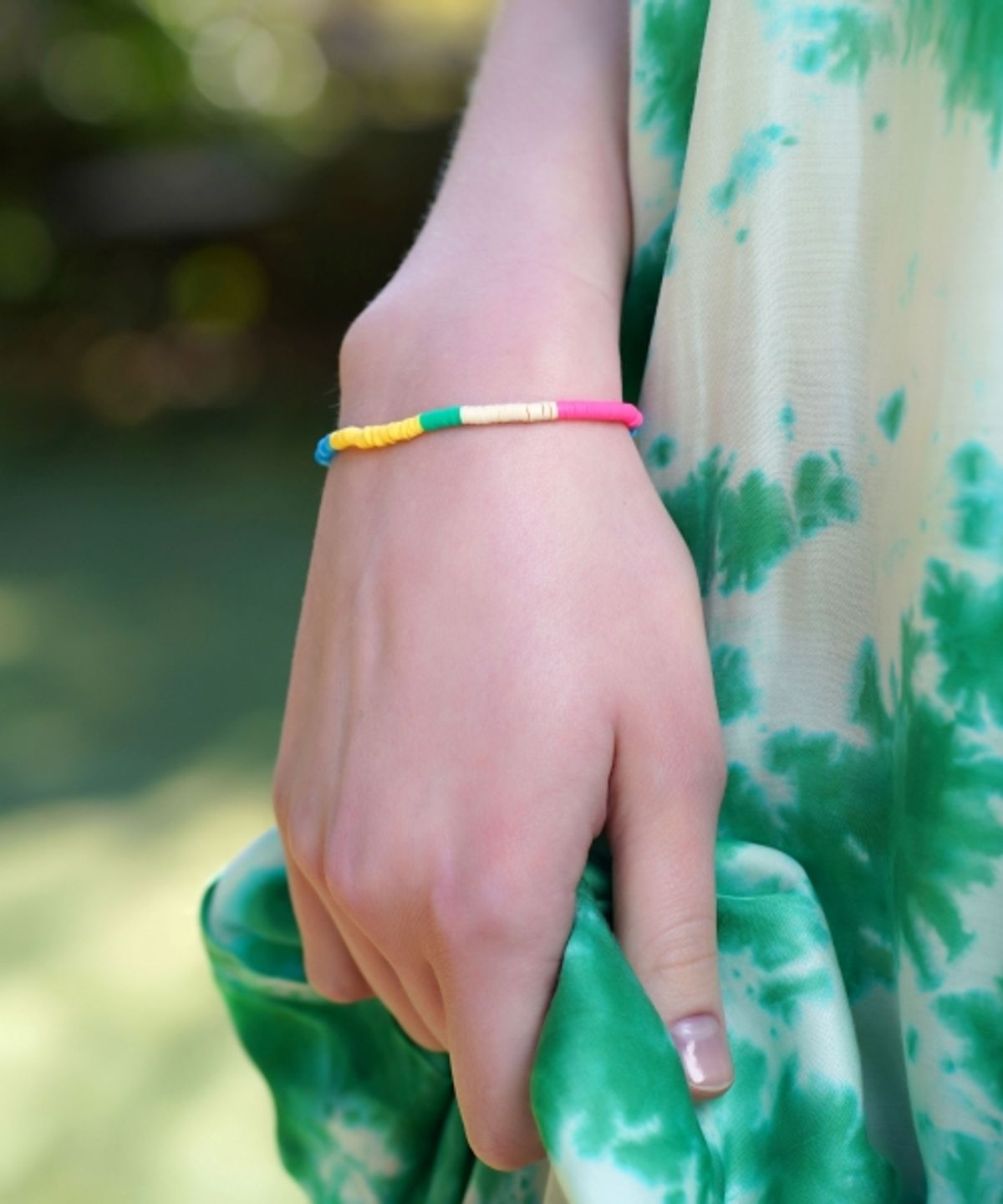 봉보(BONBEAU) Candy color clay Bracelet 폴리머클레이 캔디 컬러 참 팔찌