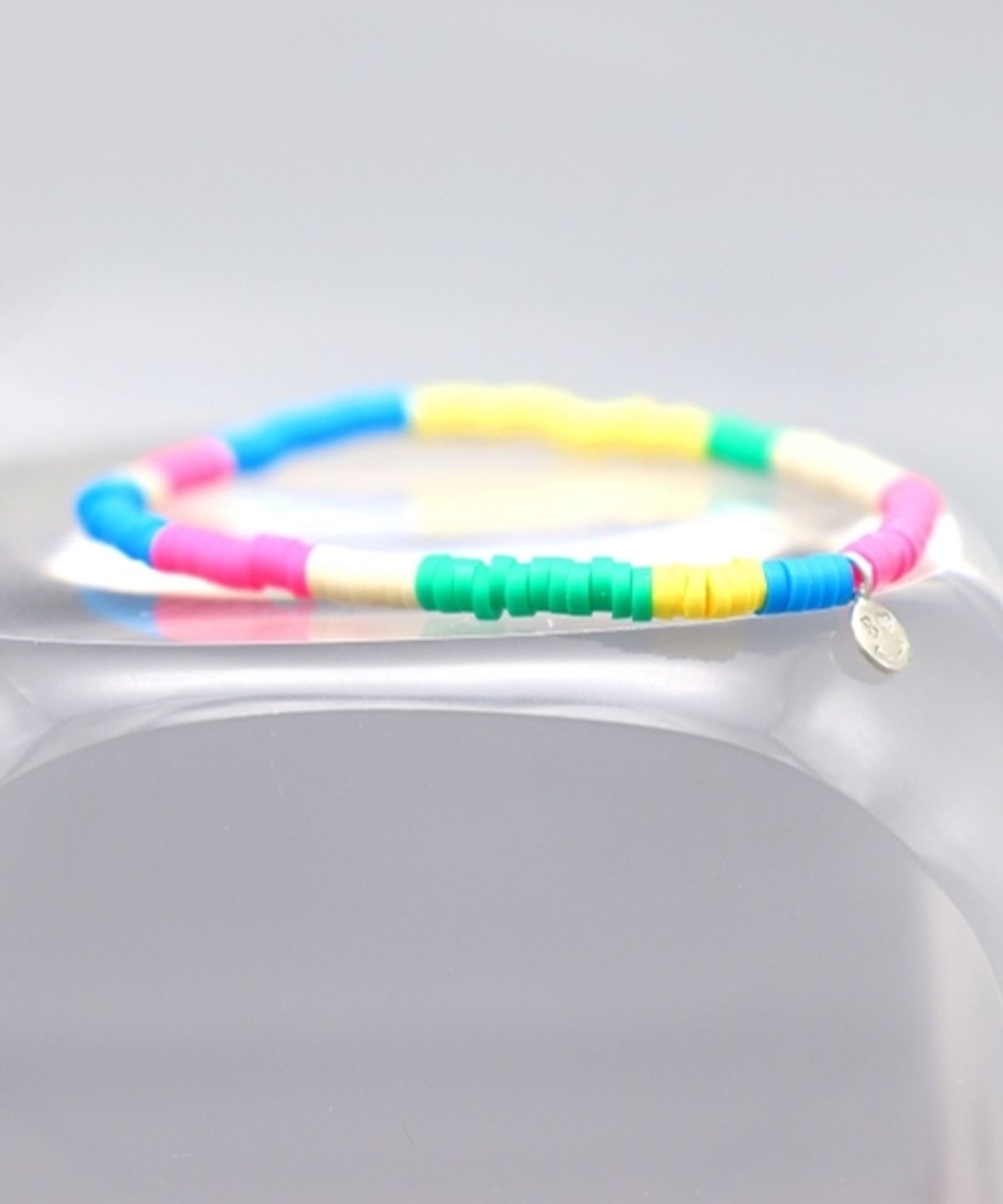 봉보(BONBEAU) Candy color clay Bracelet 폴리머클레이 캔디 컬러 참 팔찌