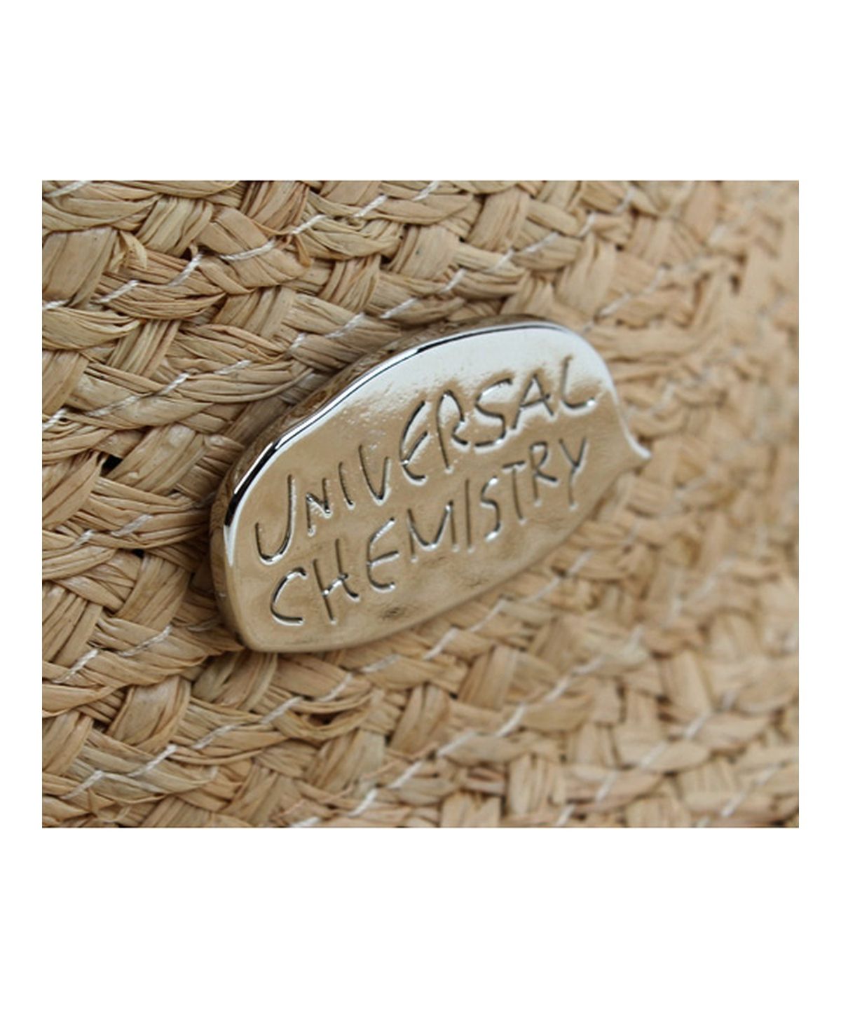 유니버셜 케미스트리(UNIVERSAL CHEMISTRY) SV Metal Round Wire Raffia Hat 라피아햇