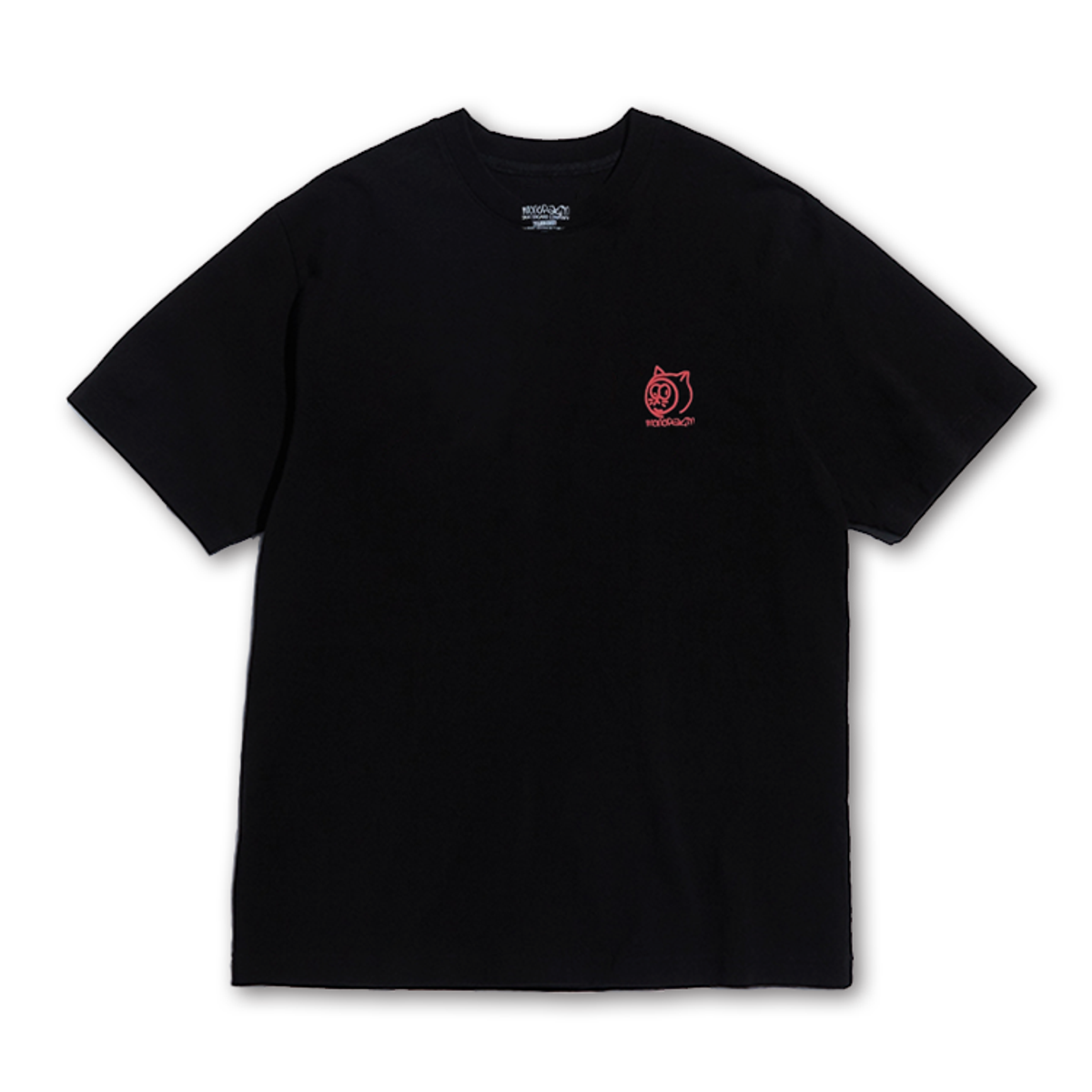 모노파틴(MONOPATIN) night light snow-E grab scotchlite t shirt - BKRD