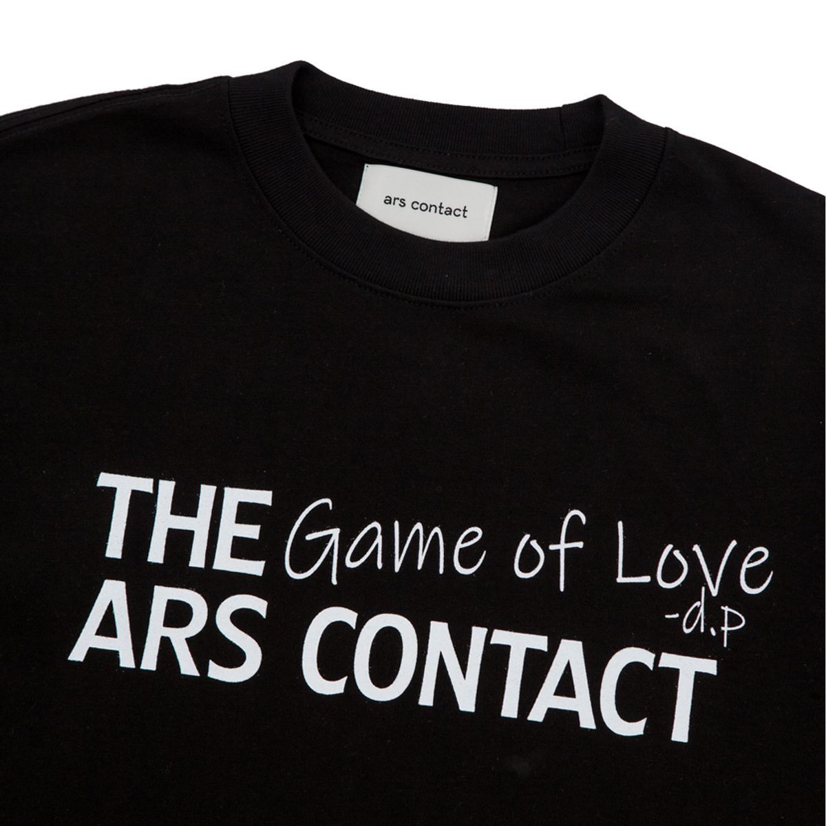 아르스 콘택트(ARSCONTACT) AC DAFT TEE. BLACK
