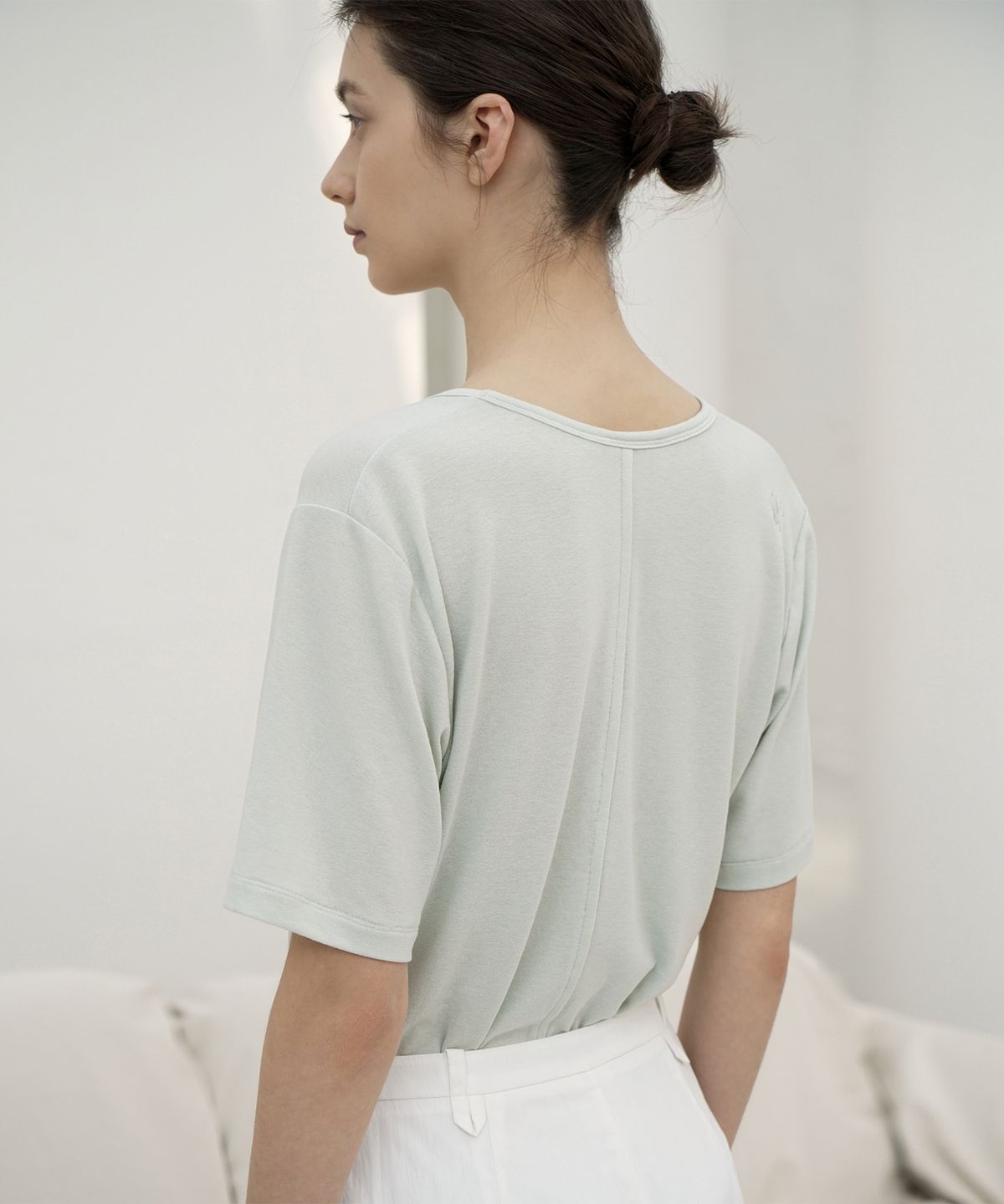 리이(RE RHEE) RELAXED FIT ORGANIC T SHIRT
