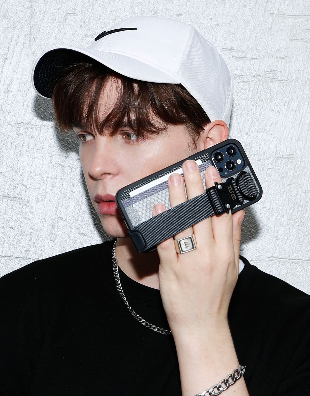 디자인스킨(DESIGNSKIN) 아이폰/갤럭시/갤럭시노트 던그레이 뉴 버클 스트랩 케이스