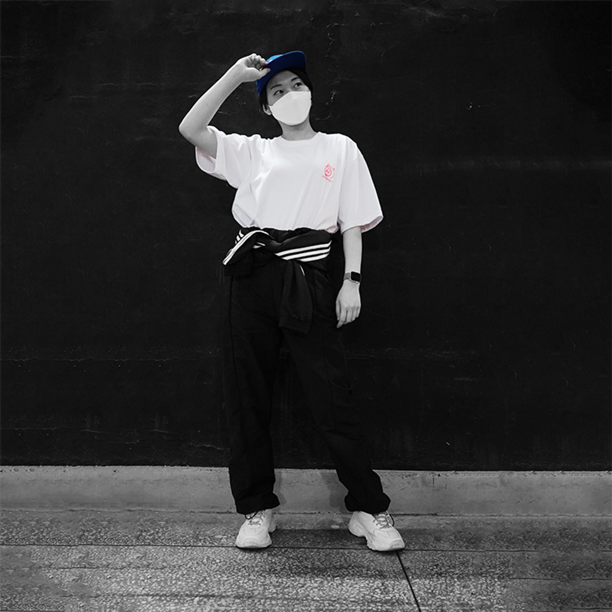 모노파틴(MONOPATIN) night light snow-E push off scotchlite t shirt - WTPK