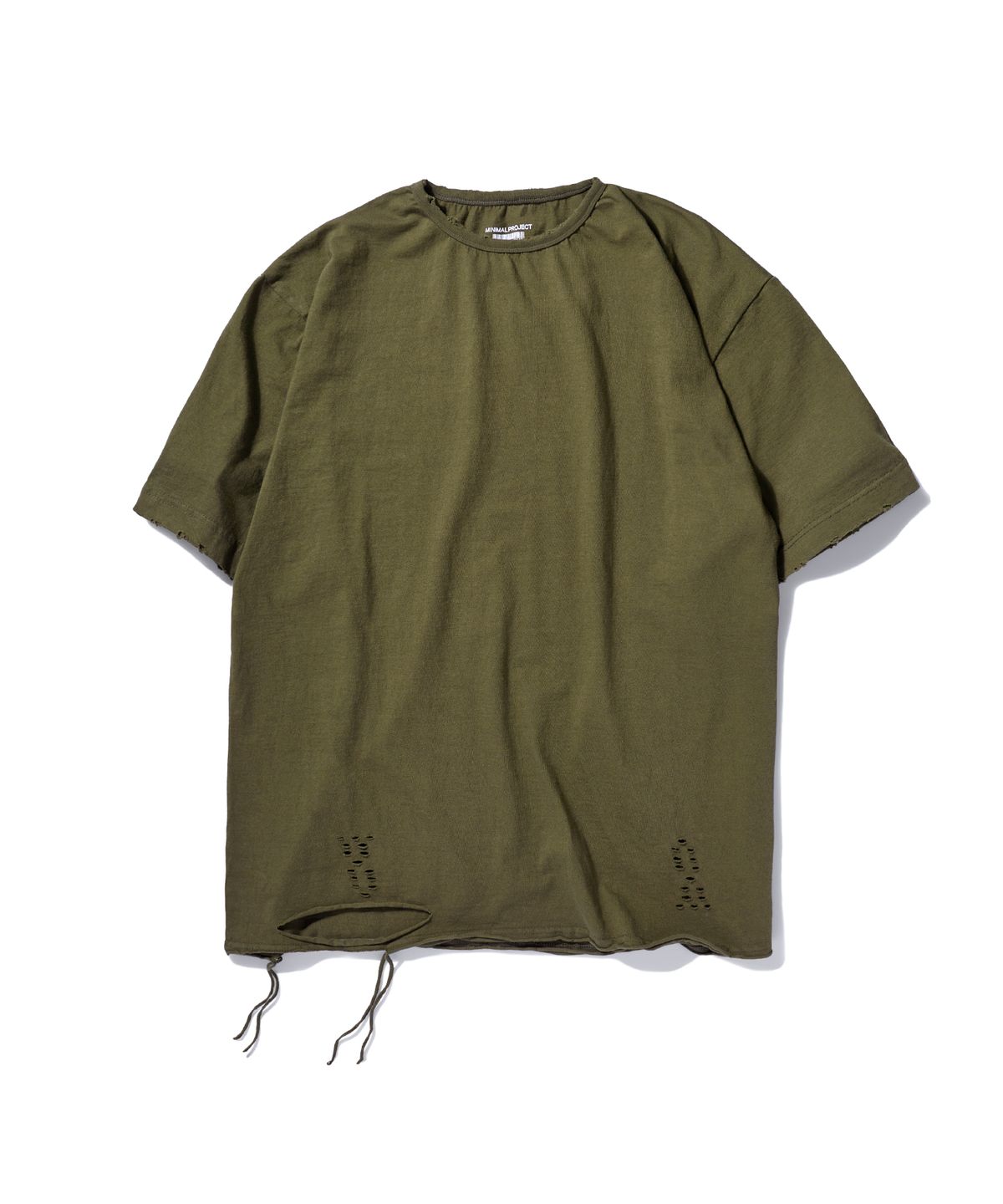 미니멀프로젝트(MINIMALPROJECT) 그런지 반팔티셔츠 (KHAKI) MST134