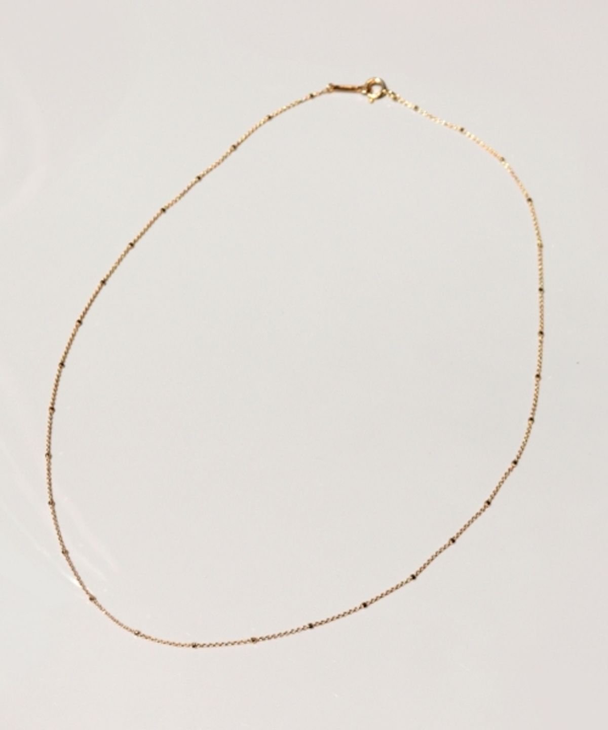 봉보(BONBEAU) Mini cube gold chain Necklace 미니 큐브 클립 체인 레이어드 목걸이