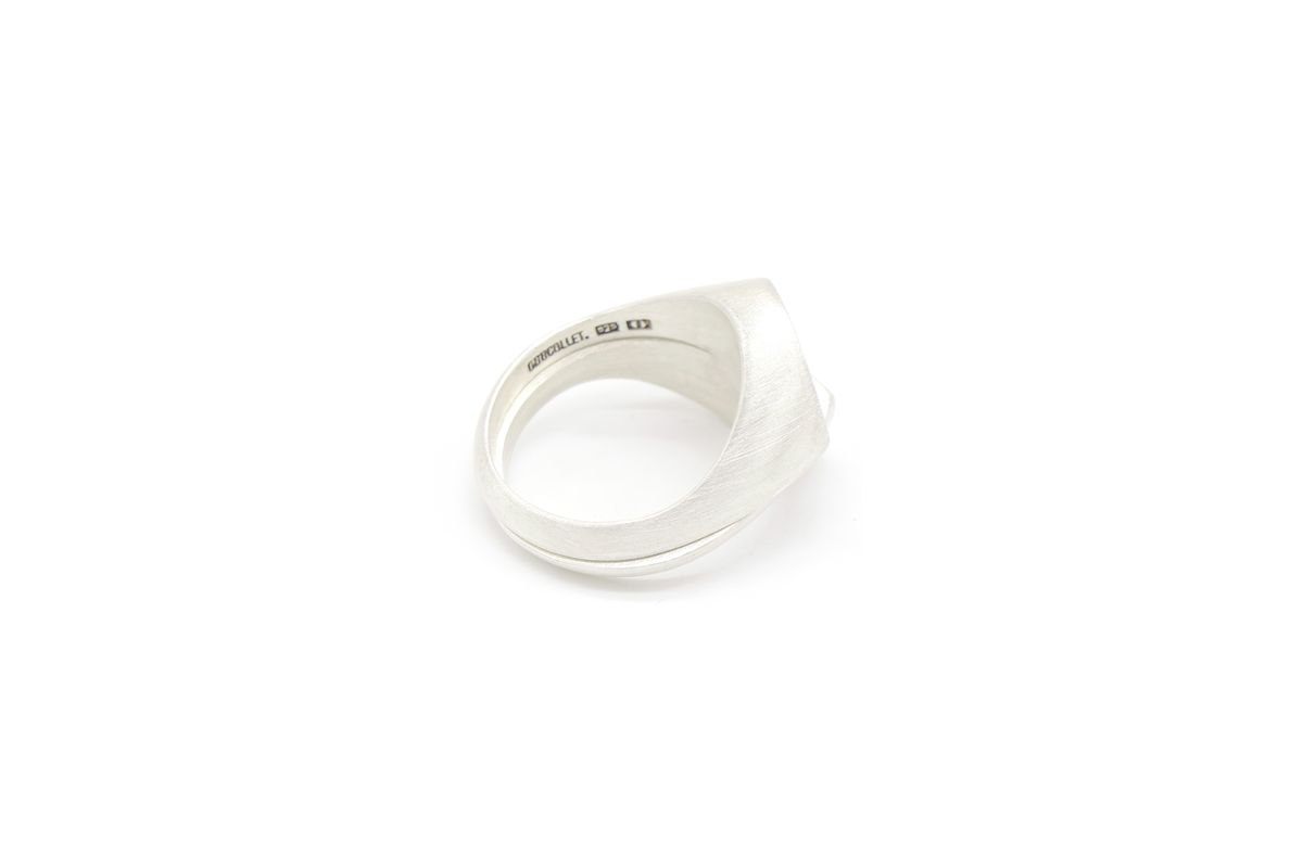 오드콜렛(ODDCOLLET) half signet ring 002 (red)