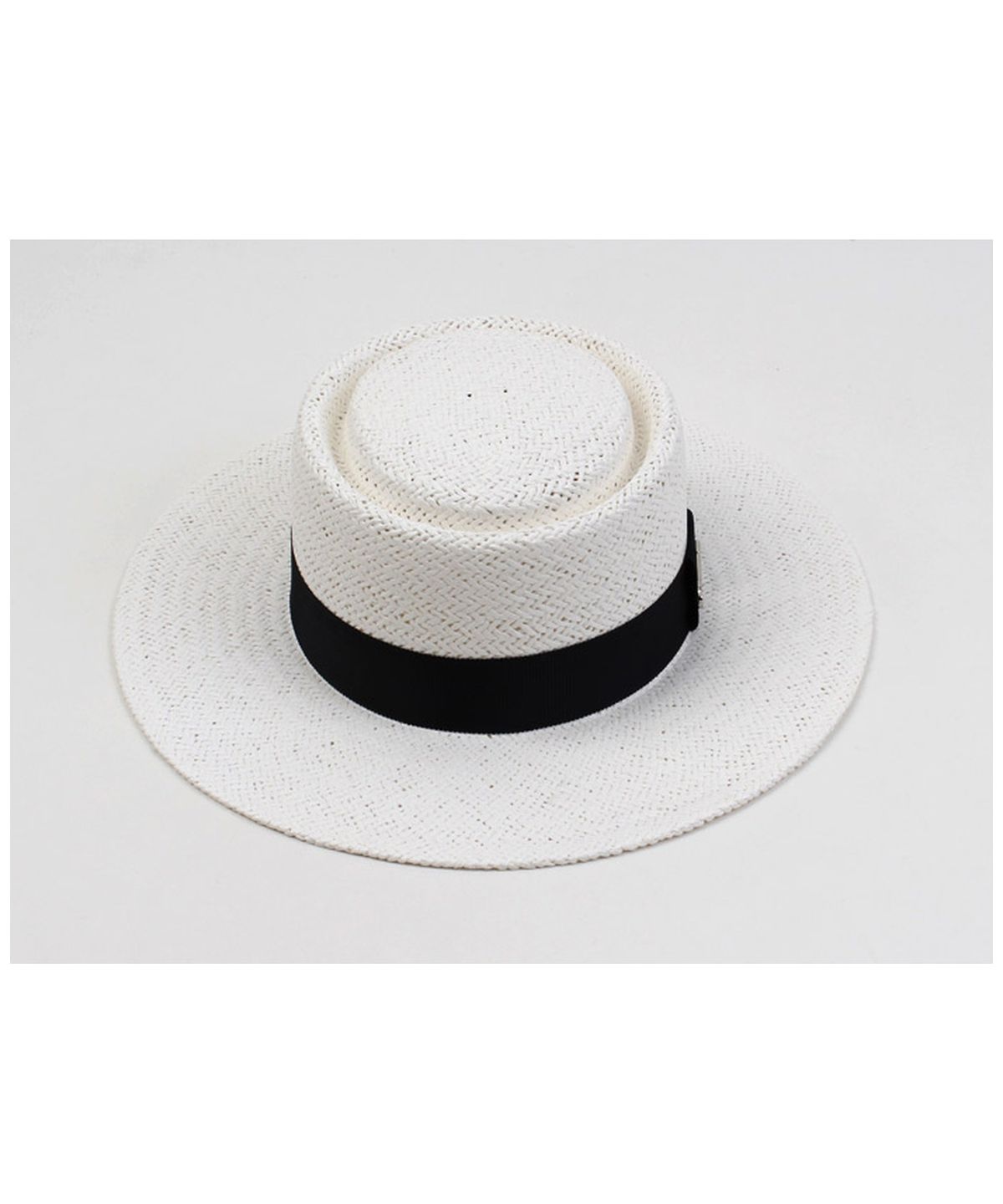 유니버셜 케미스트리(UNIVERSAL CHEMISTRY) Thunder Home White Summer Fedora 여름페도라