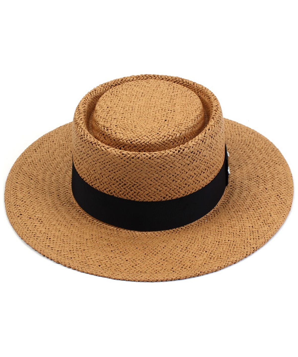 유니버셜 케미스트리(UNIVERSAL CHEMISTRY) Thunder Home Brown Summer Fedora 여름페도라