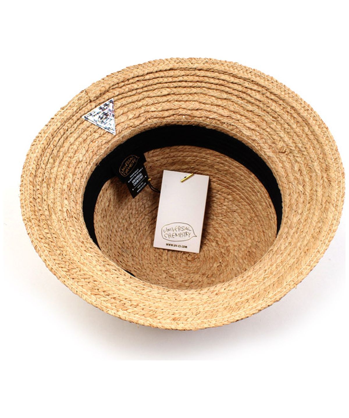 유니버셜 케미스트리(UNIVERSAL CHEMISTRY) Thunder Summer Raffia Cloche Hat 여름페도라