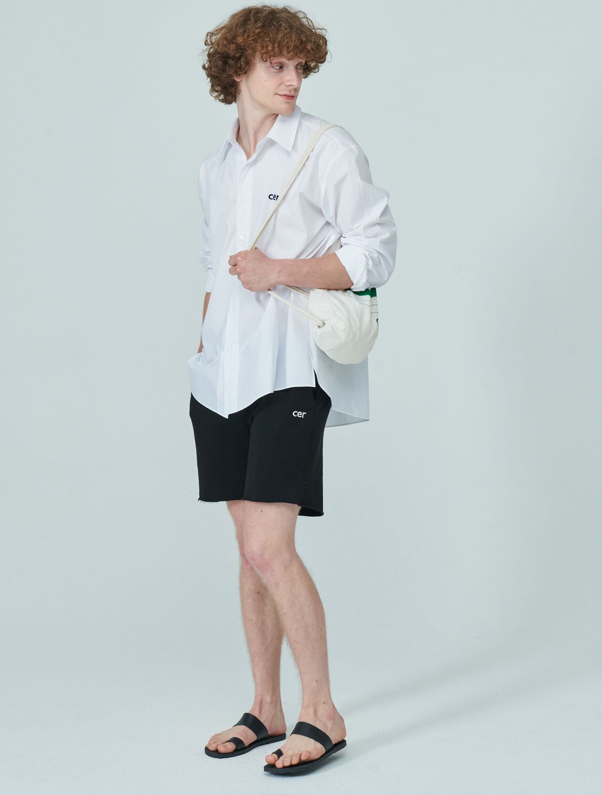 씨이알(CER) 트리플 로고 셔츠 (화이트)