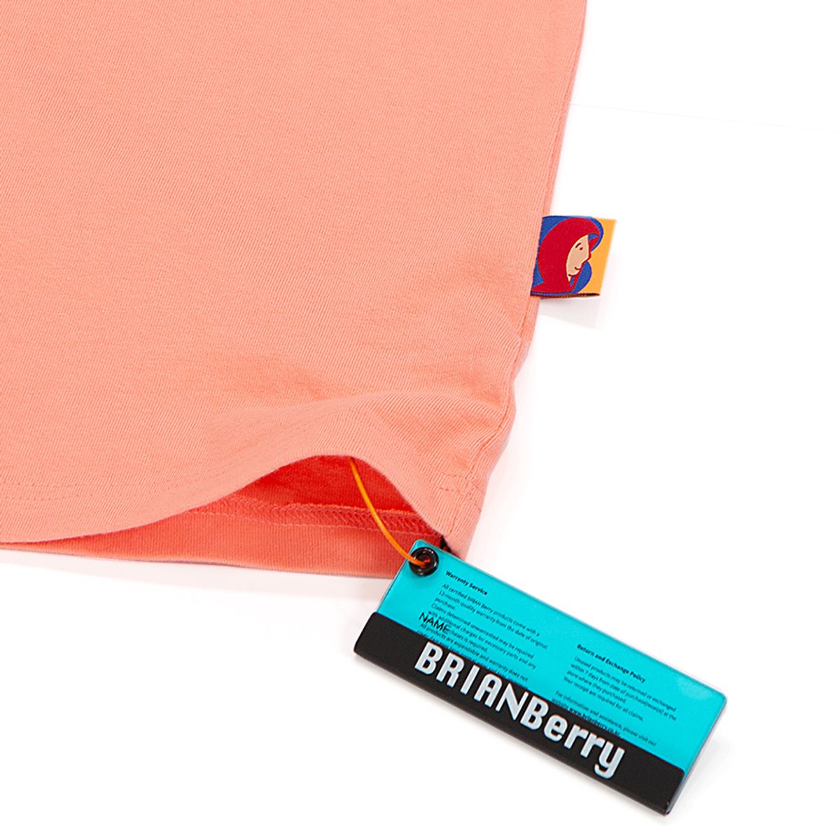 브라이언베리(BRIAN BERRY) FIDEL GRAPHIC TEE_CORAL