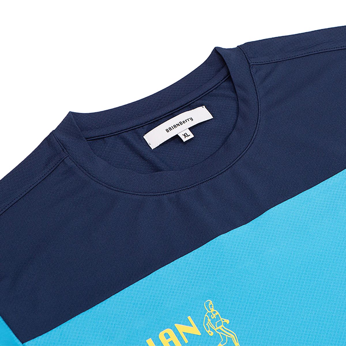 브라이언베리(BRIAN BERRY) BLOCK TEE_AQUA