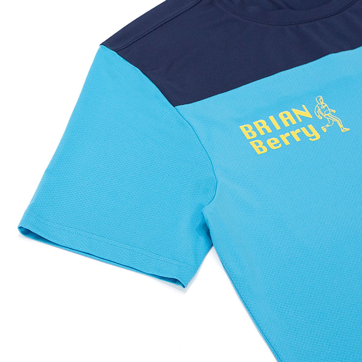 브라이언베리(BRIAN BERRY) BLOCK TEE_AQUA