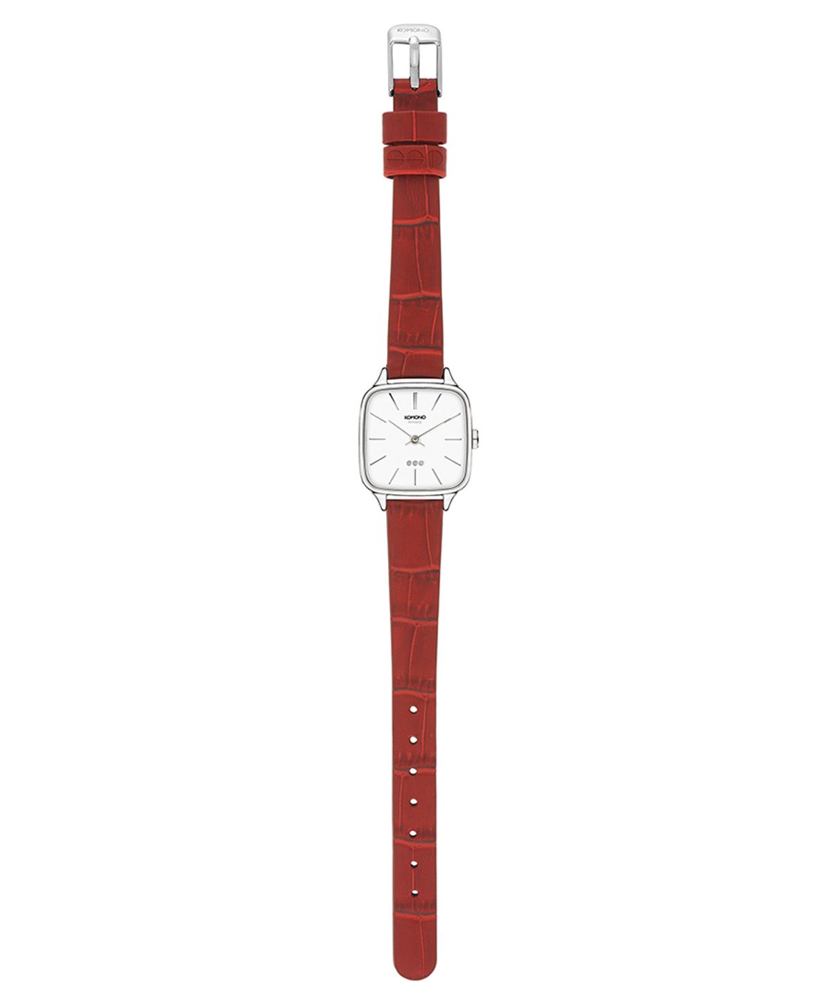 코모노와치(KOMONO WATCH) 케이트 크로코 레드