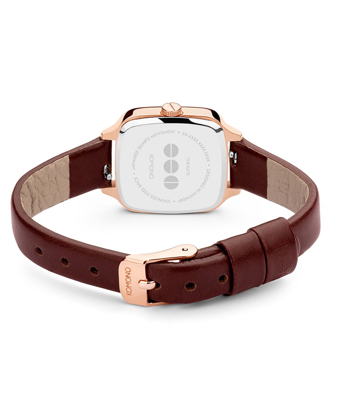 코모노와치(KOMONO WATCH) 케이트 로즈 골드 오번