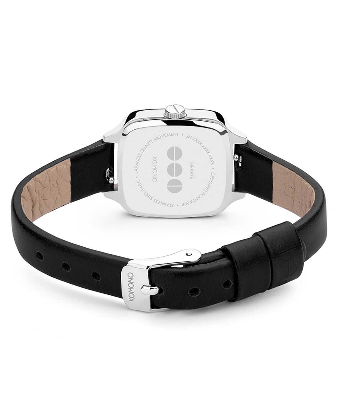 코모노와치(KOMONO WATCH) 케이트 블랙 실버