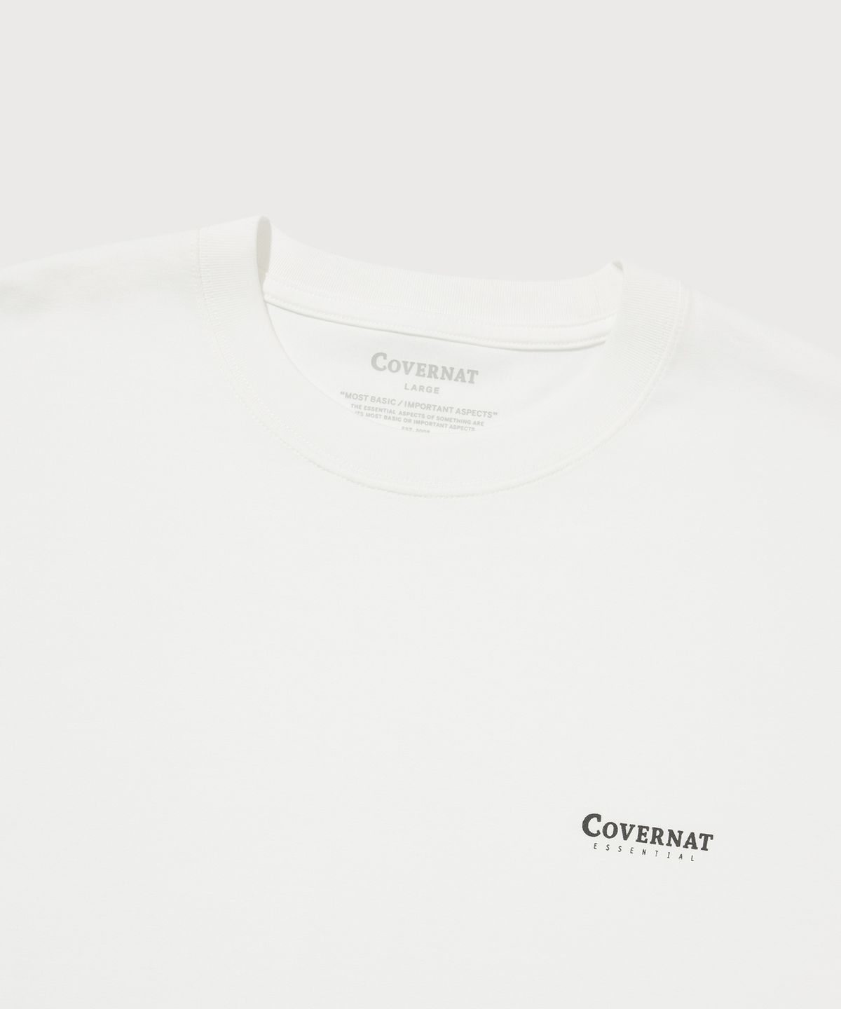 커버낫(COVERNAT) [2PACK] 쿨 코튼 티셔츠 White+White