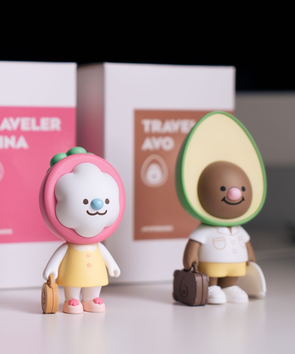 아보프렌즈(AVO FRIENDS) 트레블러 아보 & 스티나 피규어