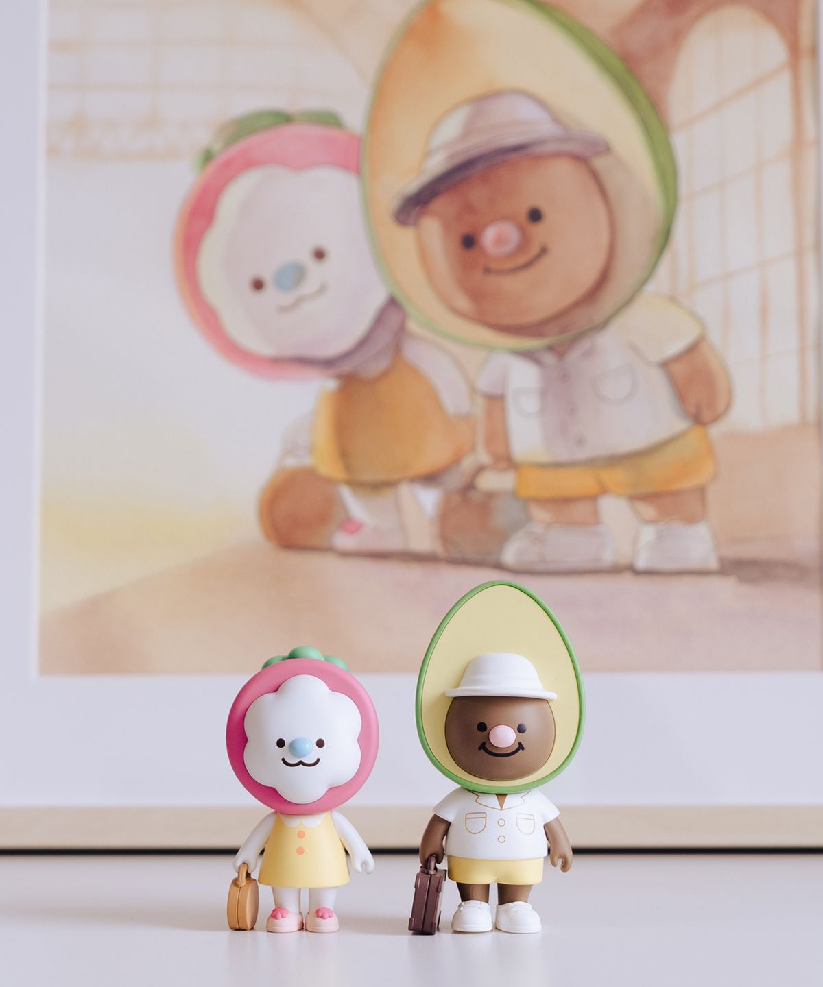 아보프렌즈(AVO FRIENDS) 트레블러 아보 & 스티나 피규어