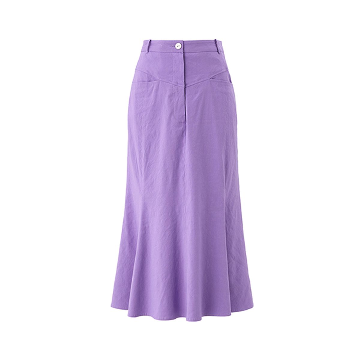 비뮤즈맨션(BEMUSE MANSION) Linen mermaid skirt - Light purple