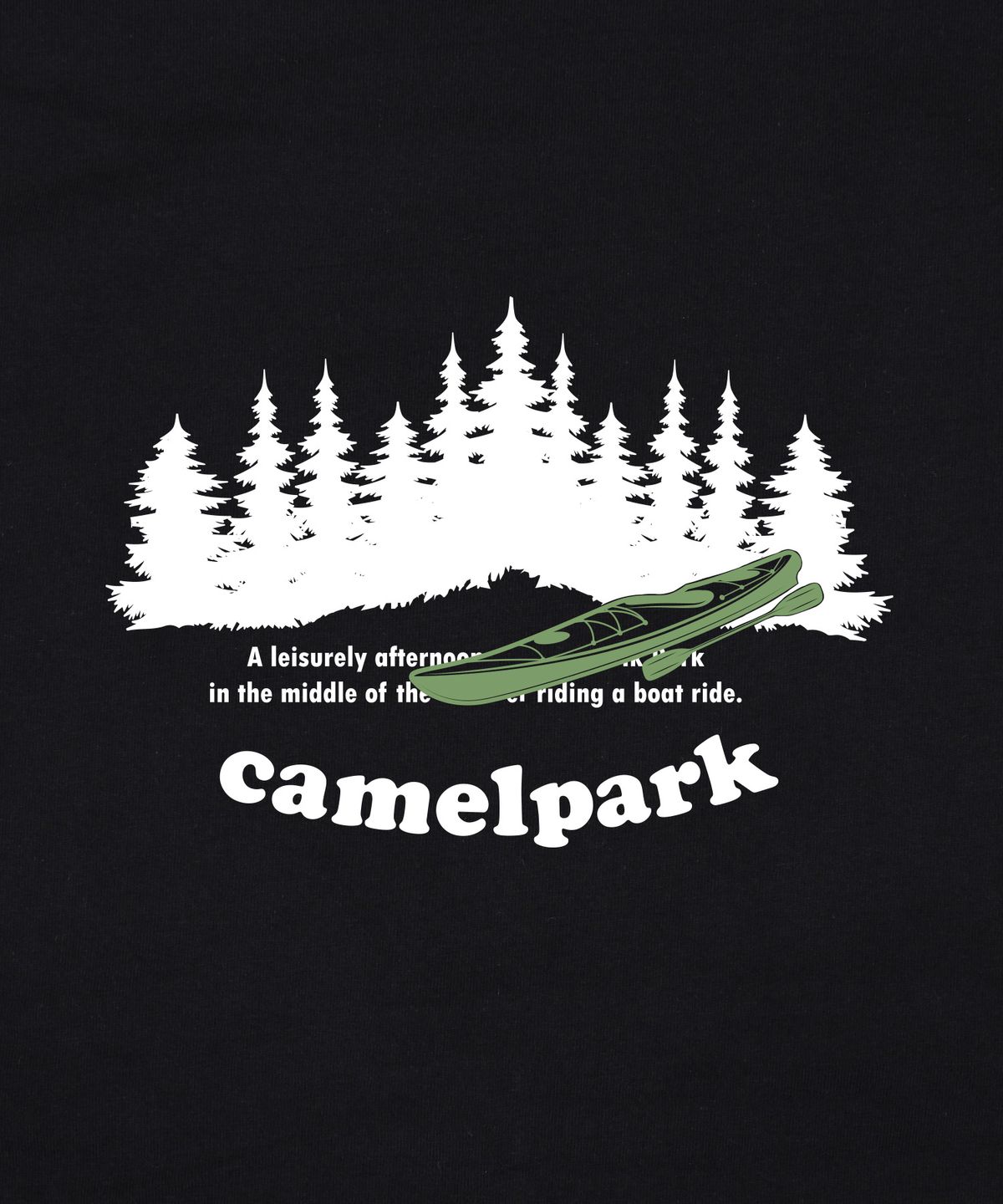 카멜워크(CAMEL WORK) 카멜 파크 반팔티셔츠(블랙)