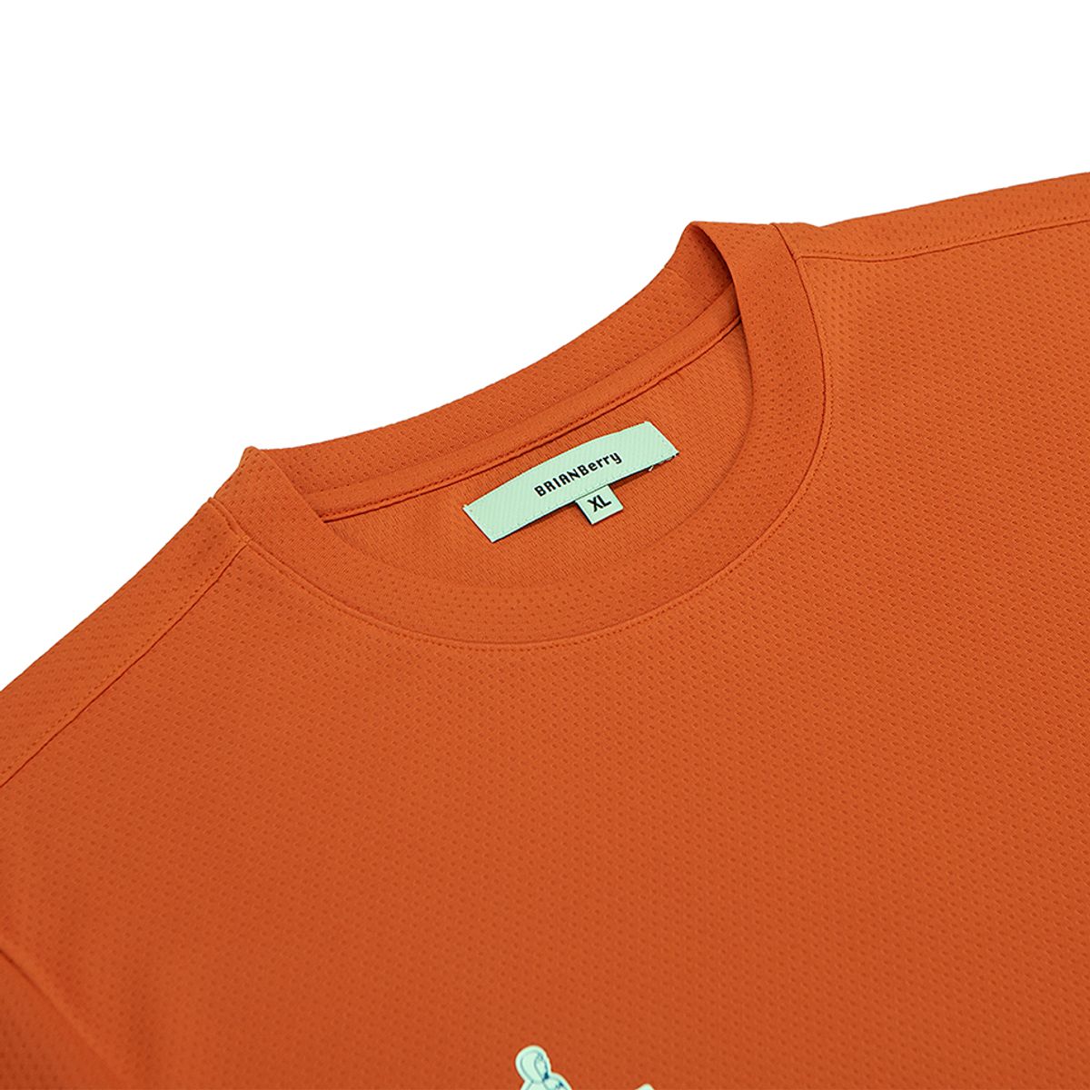 브라이언베리(BRIAN BERRY) BERRY MAN LOGO TEE_B/ORANGE