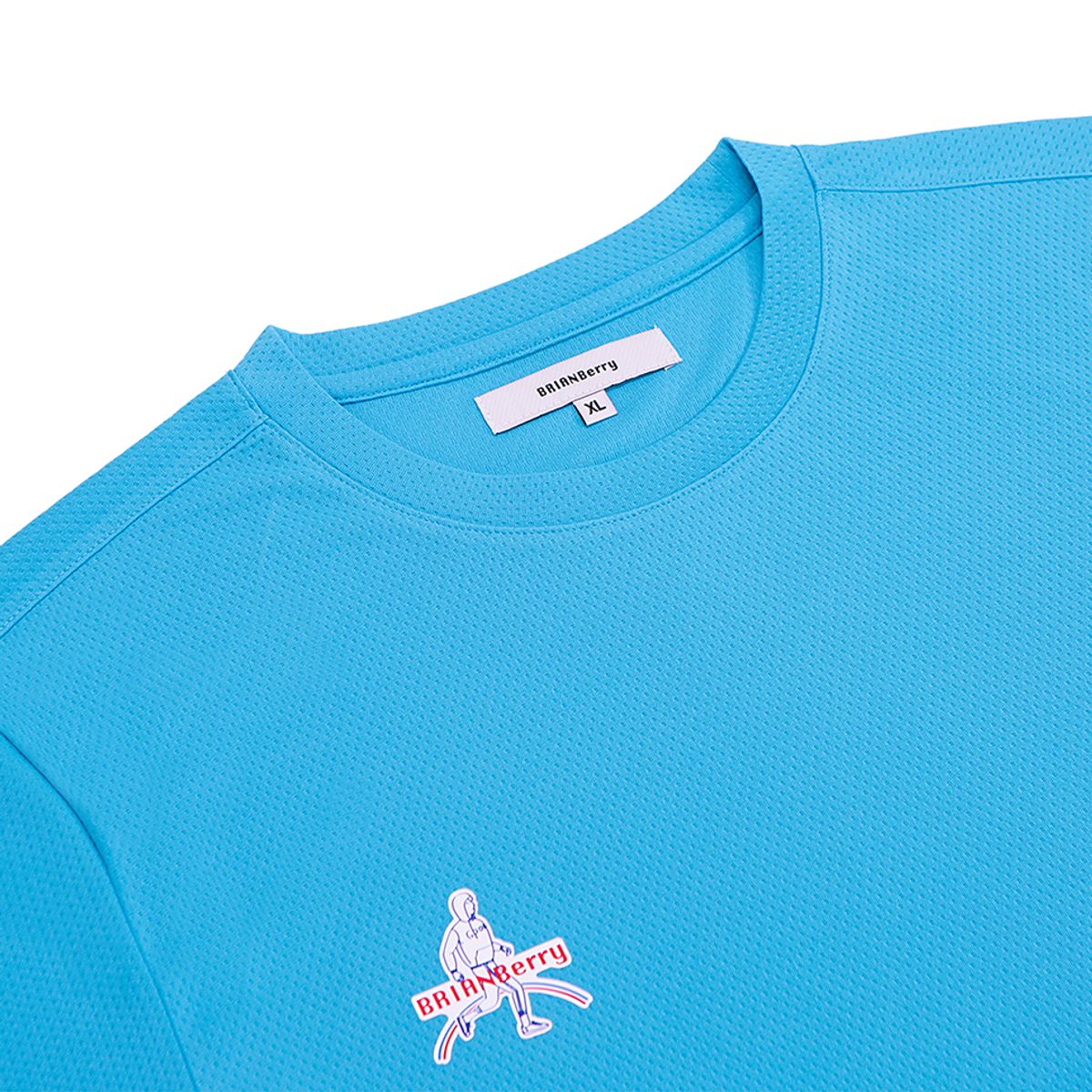 브라이언베리(BRIAN BERRY) BERRY MAN LOGO TEE_AQUA