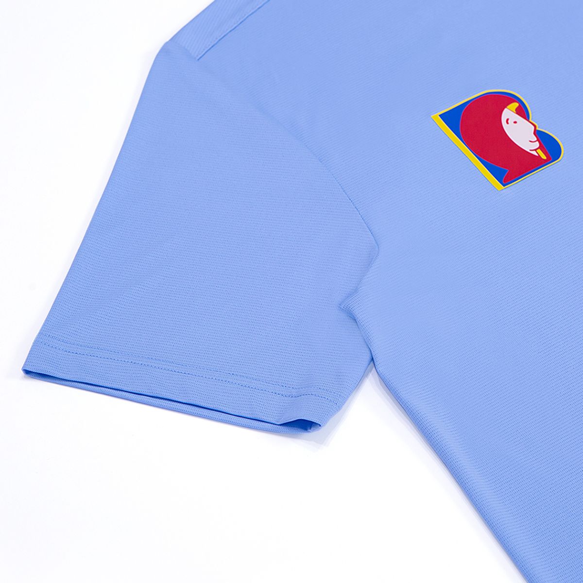 브라이언베리(BRIAN BERRY) FACE BIG PRINT TEE_SKYBLUE
