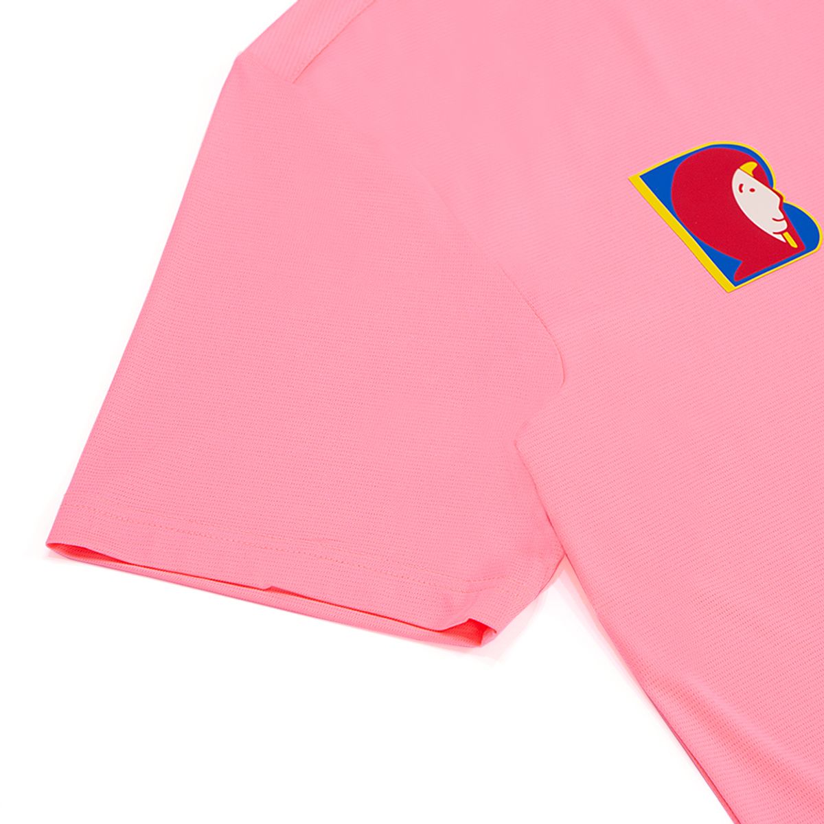 브라이언베리(BRIAN BERRY) FACE BIG PRINT TEE_PINK