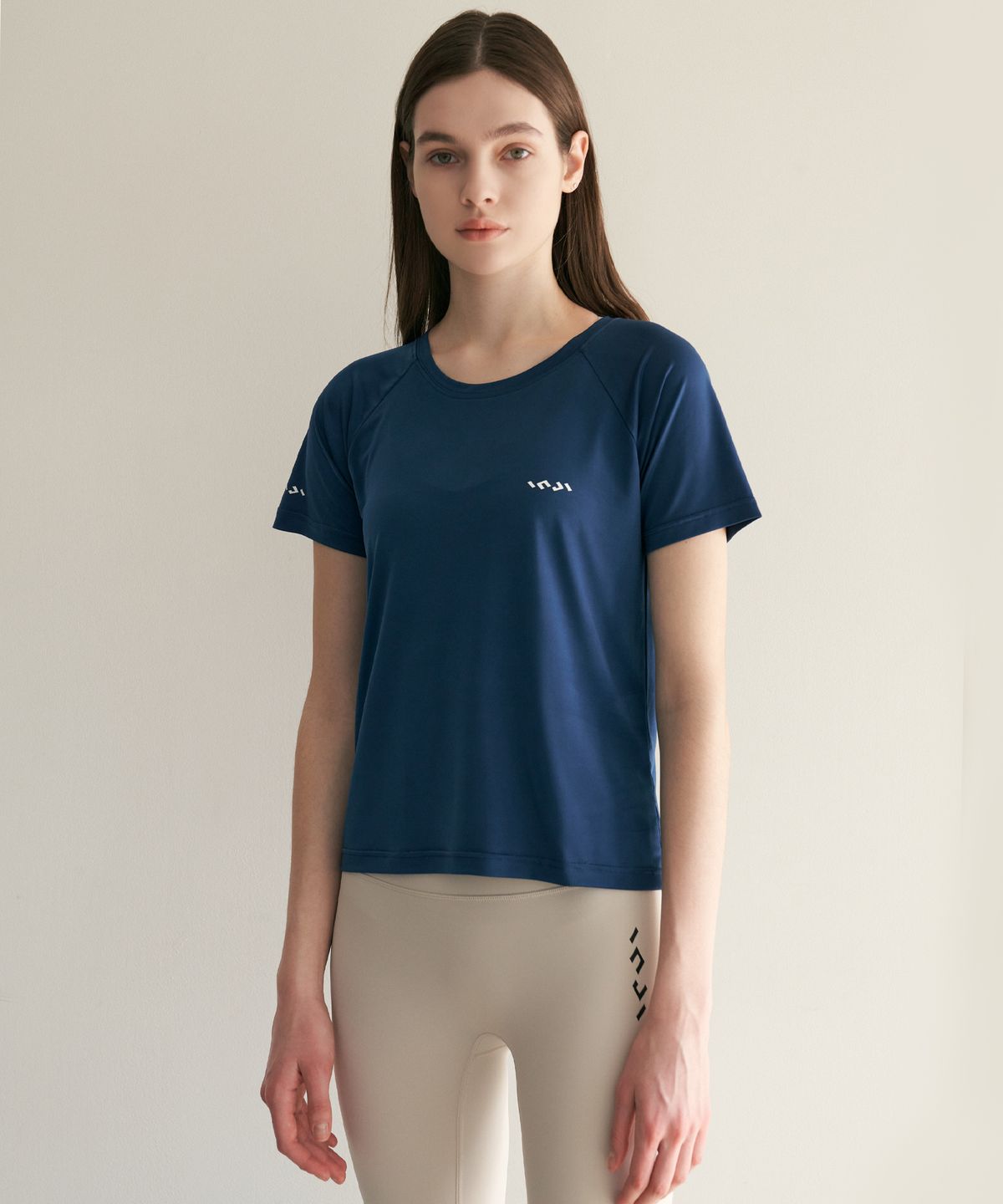 인지액티브(INJIACTIVE) SOFT TECH TEE 네이비