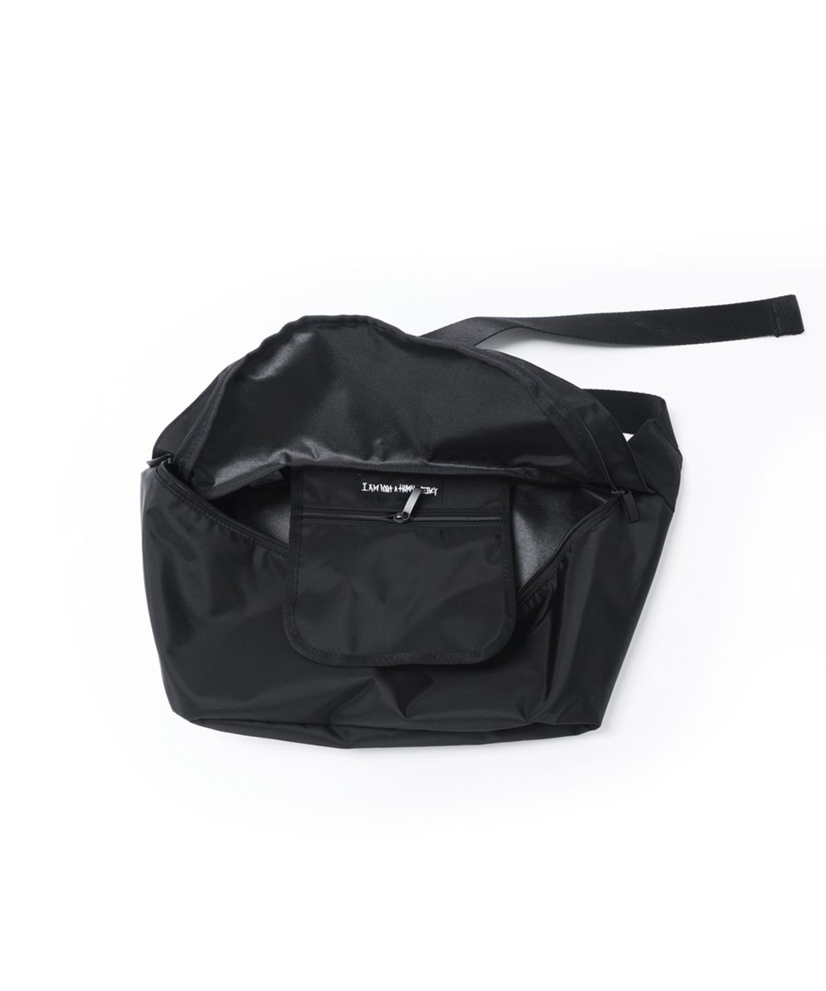 아임낫어휴먼비잉(I AM NOT A HUMAN BEING) EMBROIDERY HIPBAG
