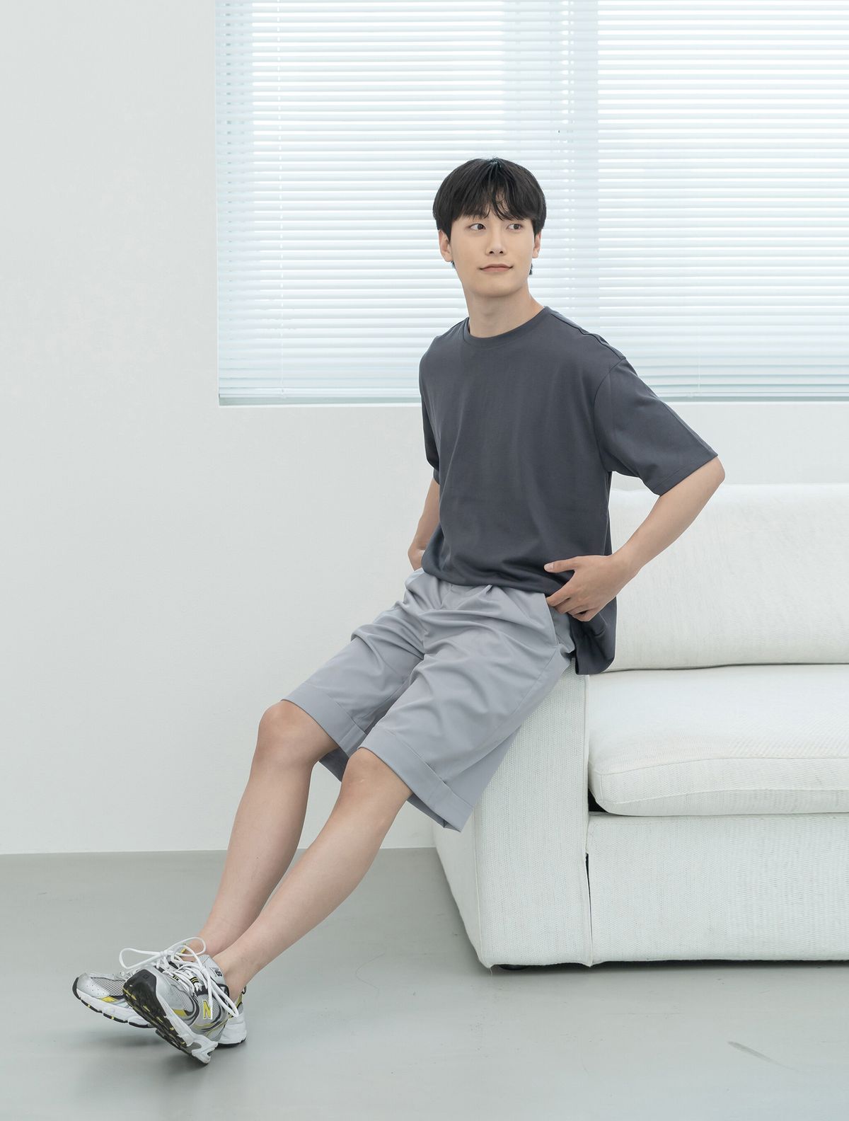 유제(YUJE) COOL BERMUDA SLACKS (2color)