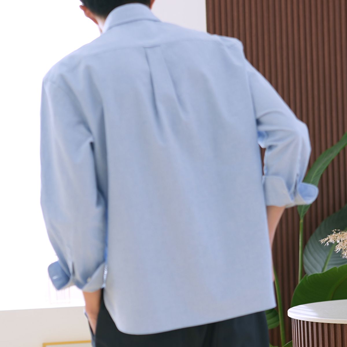 엘에스더블유(LSW) 복세편살 옥스포드 셔츠 (삭스)