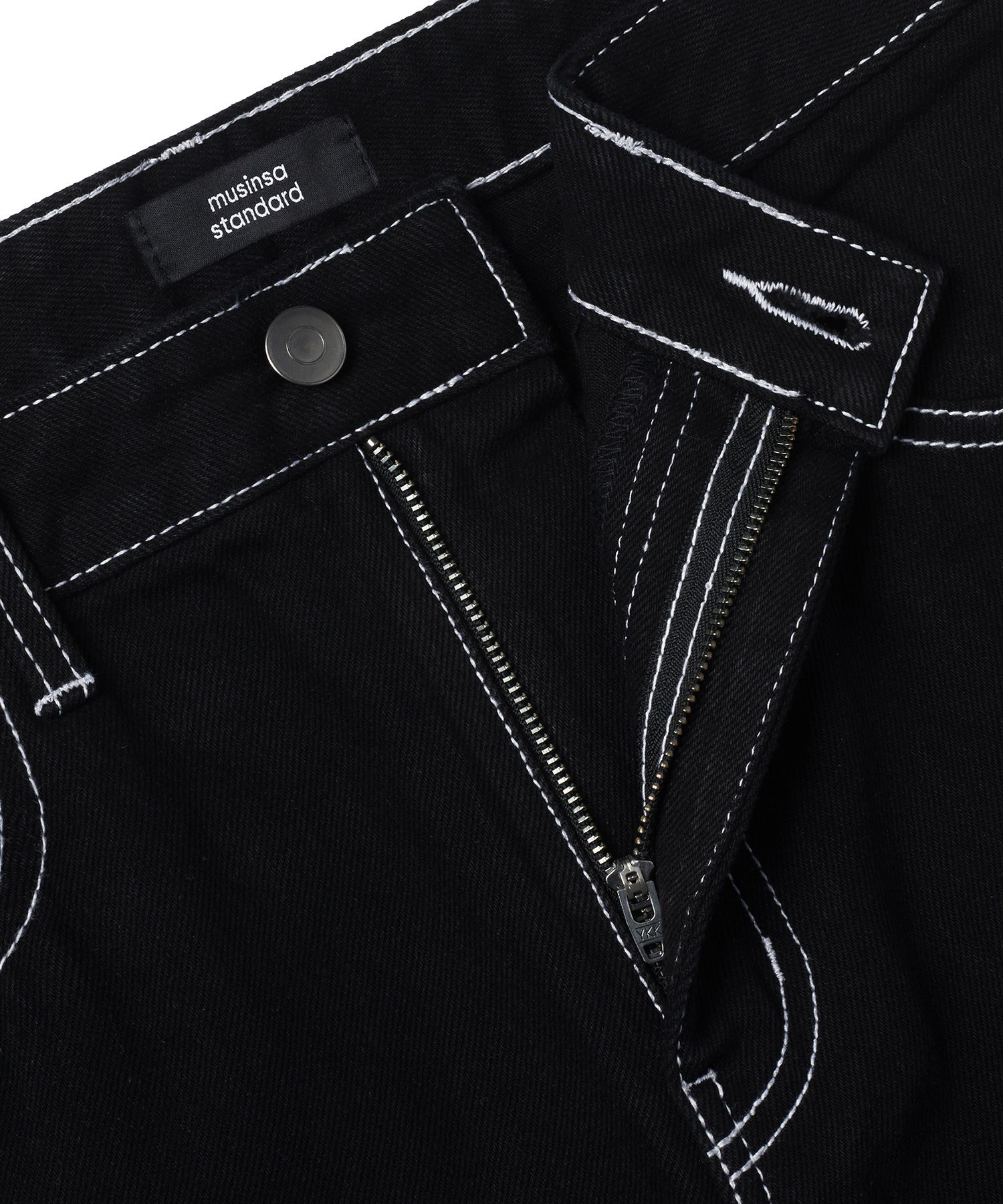 ★MUSINSA STANDARD★ Contrast Stitch Regular Fit Denim Pants MUSINSA | MUSINSA STANDARD CONTRAST STITCH REGULAR FIT DENIM