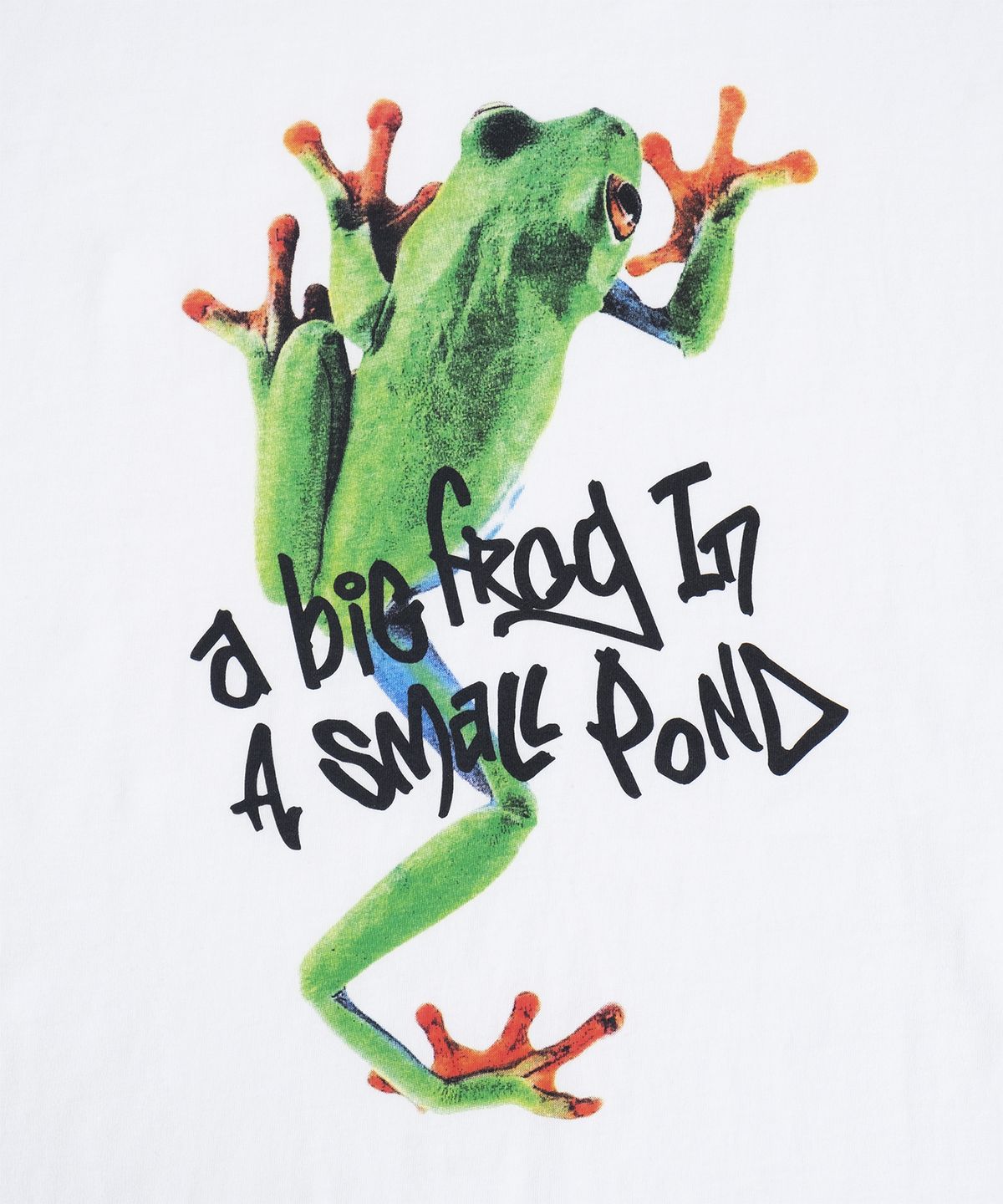 아케인 펑크(ARCANE FUNK) RED EYE FROG TEE white