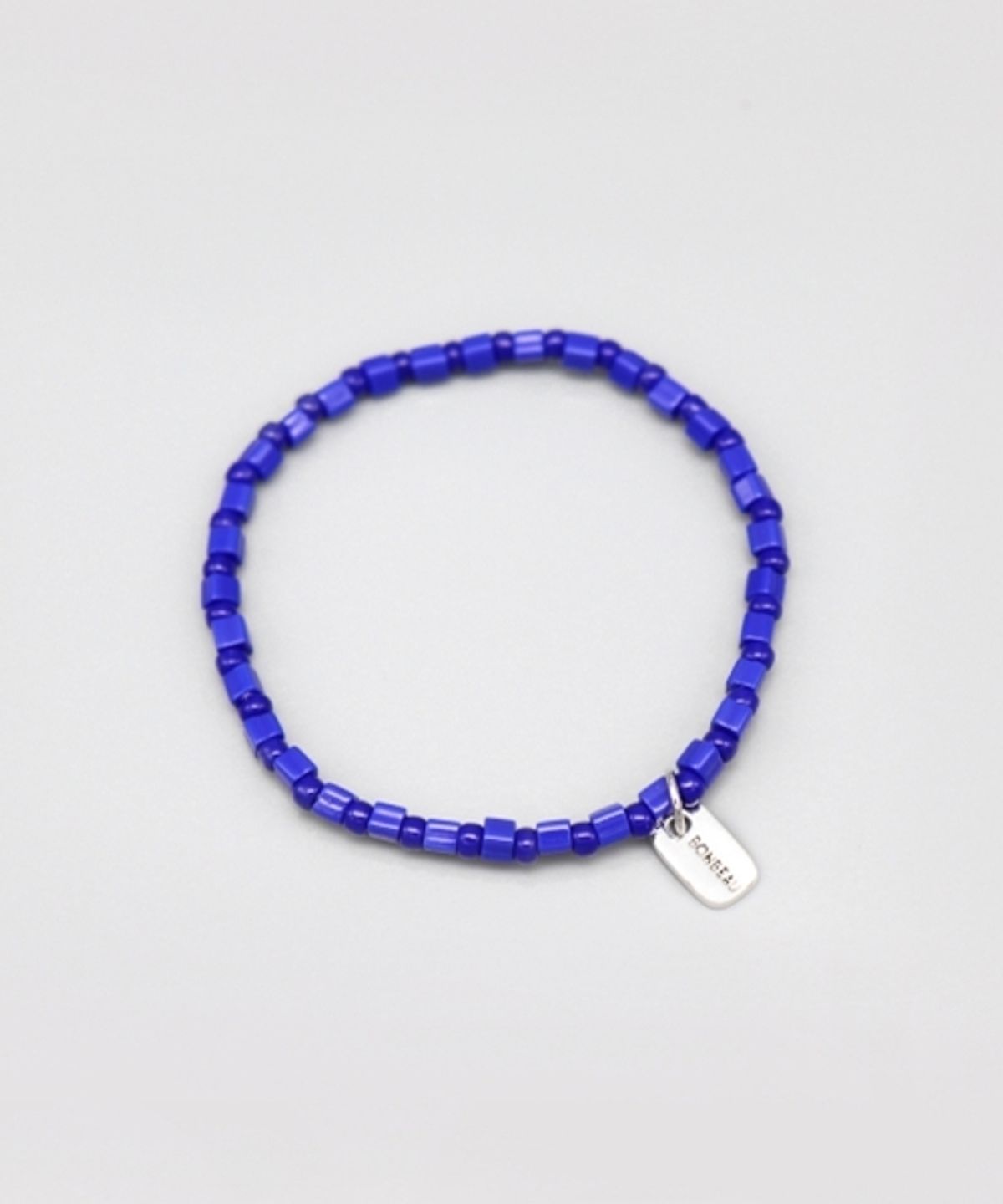 봉보(BONBEAU) Square and Round beads mix layered Bracelet 7color 비즈 믹스 참 레이어드 밴딩 팔찌